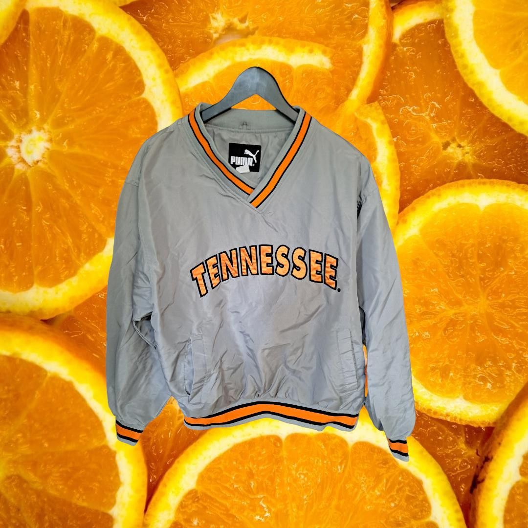 Puma Puma Gray Tennessee V Neck Windbreaker Size Medium Size US M / EU 48-50 / 2 - 1 Thumbnail