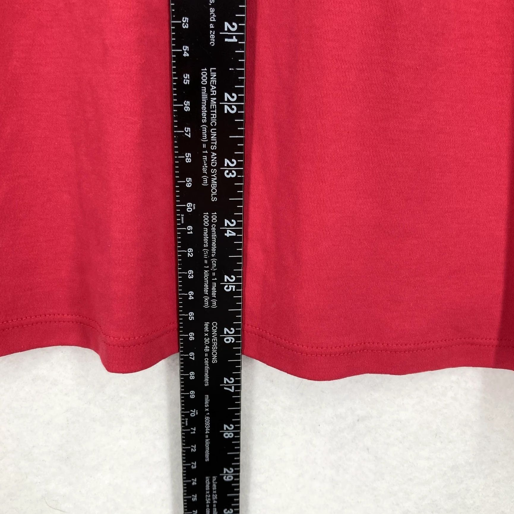 Vintage L.L.Bean Shirt Womens 3X Plus Red Supima Cotton Long Sleeve Scoop Neck Tee Soft Size XXL / US 16-18 / IT 52-54 - 6 Thumbnail
