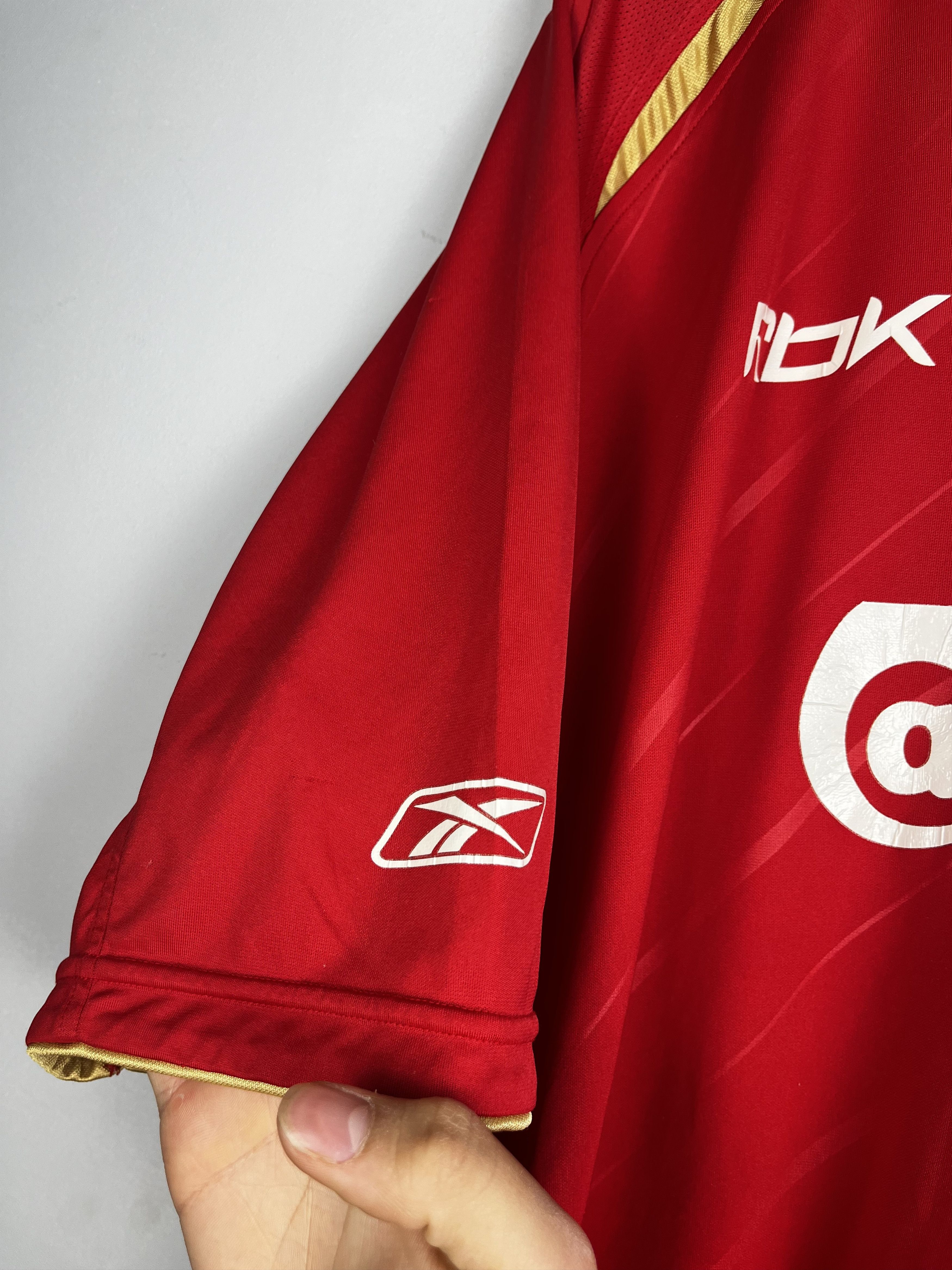 Reebok Reebok Liverpool 2005/2006 Champions League Jersey Size US XL / EU 56 / 4 - 7 Thumbnail