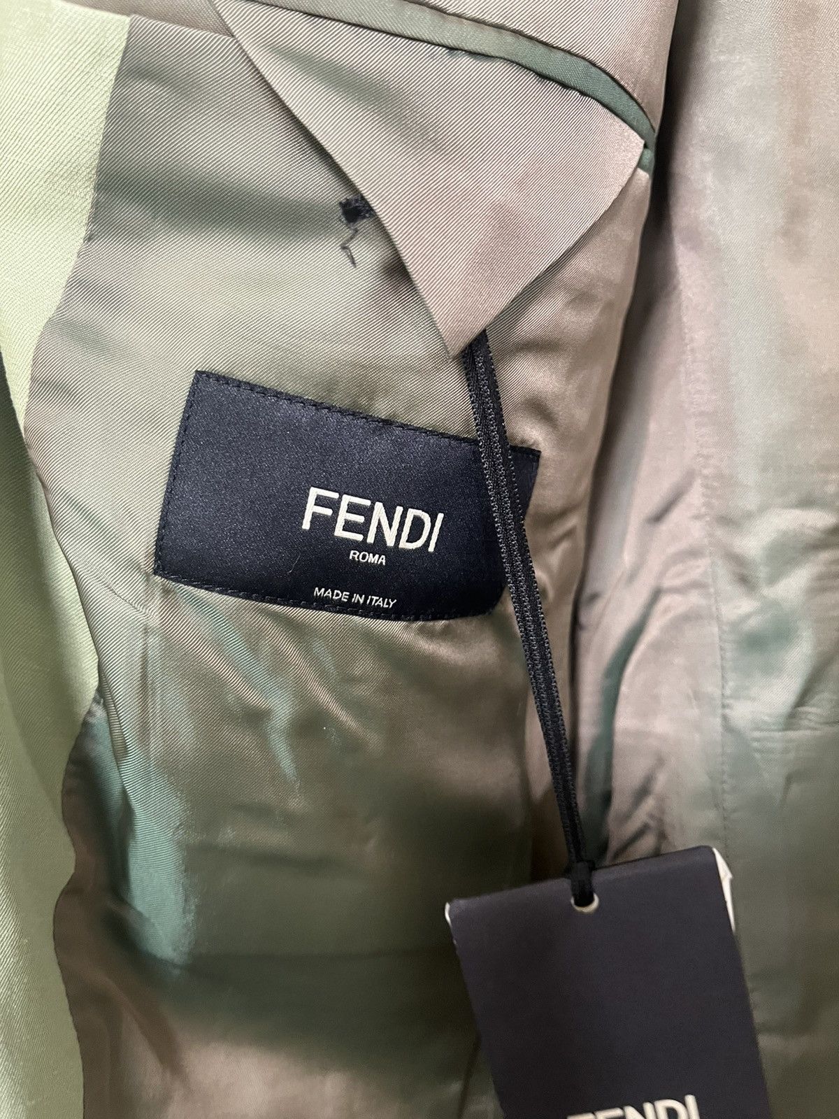 Fendi Fendi Linen Blazer Sz 48 Size 48R - 5 Thumbnail