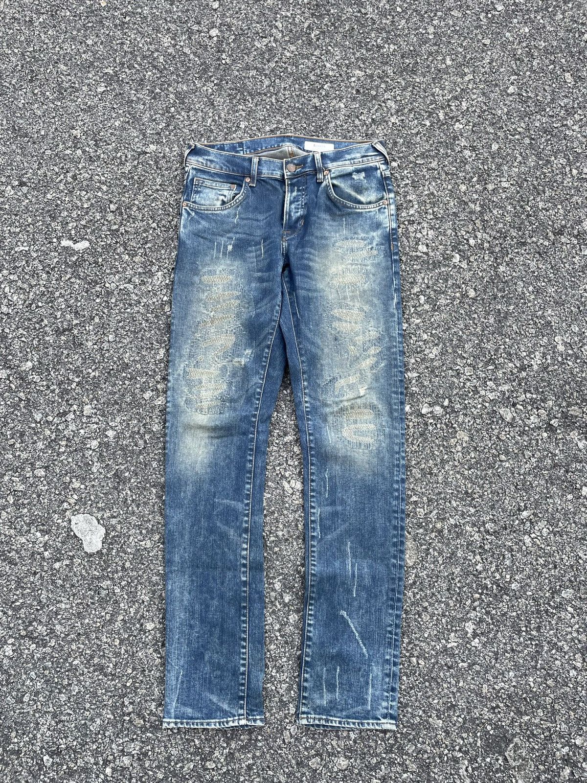 Vintage Japanese Brand Punk Style Denim