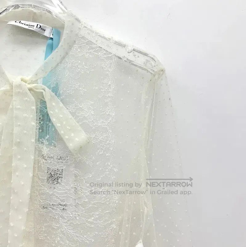Dior Dior White Nylon Women's Shirt . Size S / US 4 / IT 40 - 2 Thumbnail