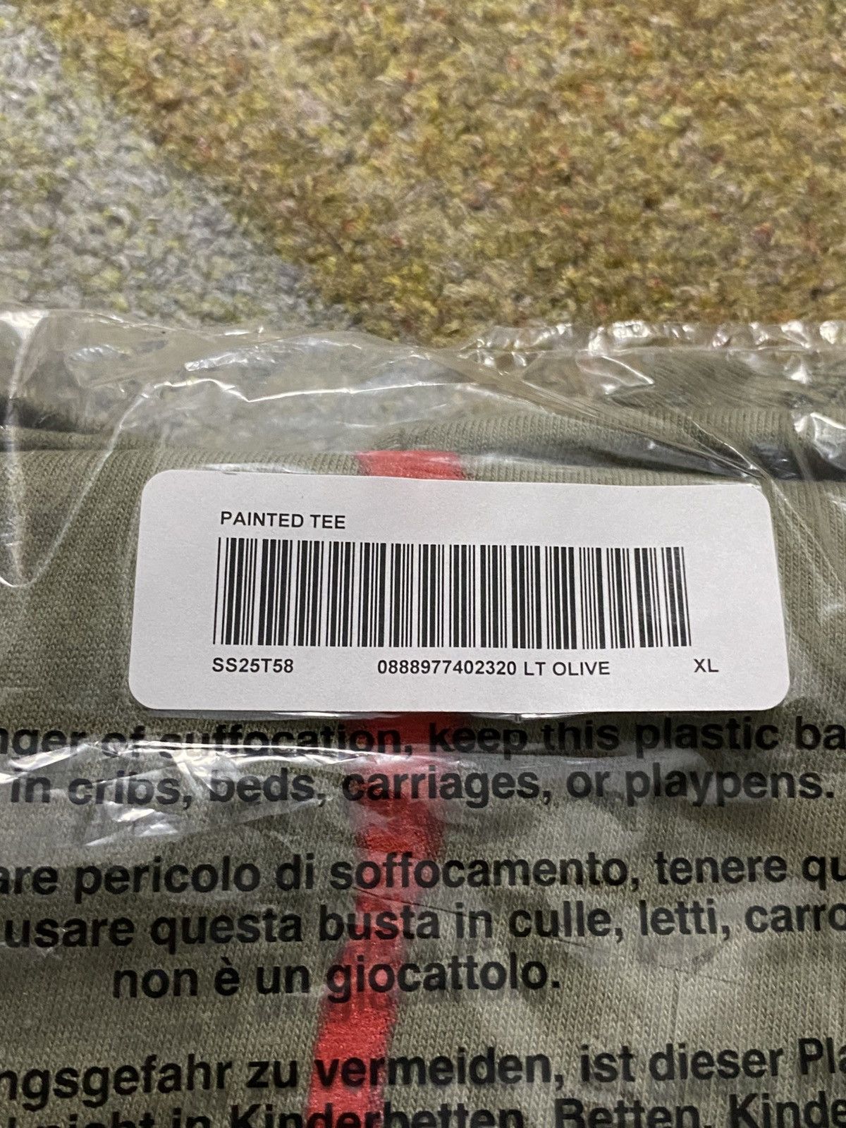 Supreme Supreme Painted Tee Size US XL / EU 56 / 4 - 3 Thumbnail
