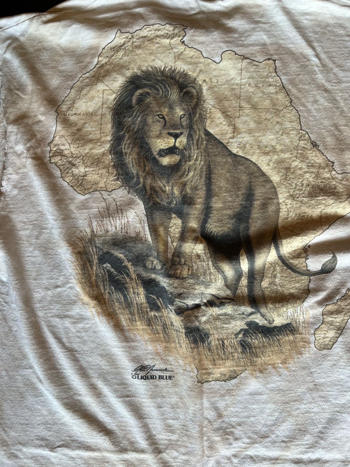 Liquid Blue 1994 Liquid Blue Rich Normandin Cutoff T-shirt Size US XL / EU 56 / 4 - 11 Thumbnail