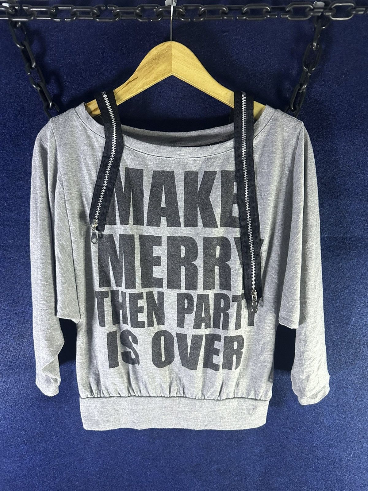Japanese Brand Shisky Crop Longsleeve Balenciaga Style Size M / US 6-8 / IT 42-44 - 1 Thumbnail