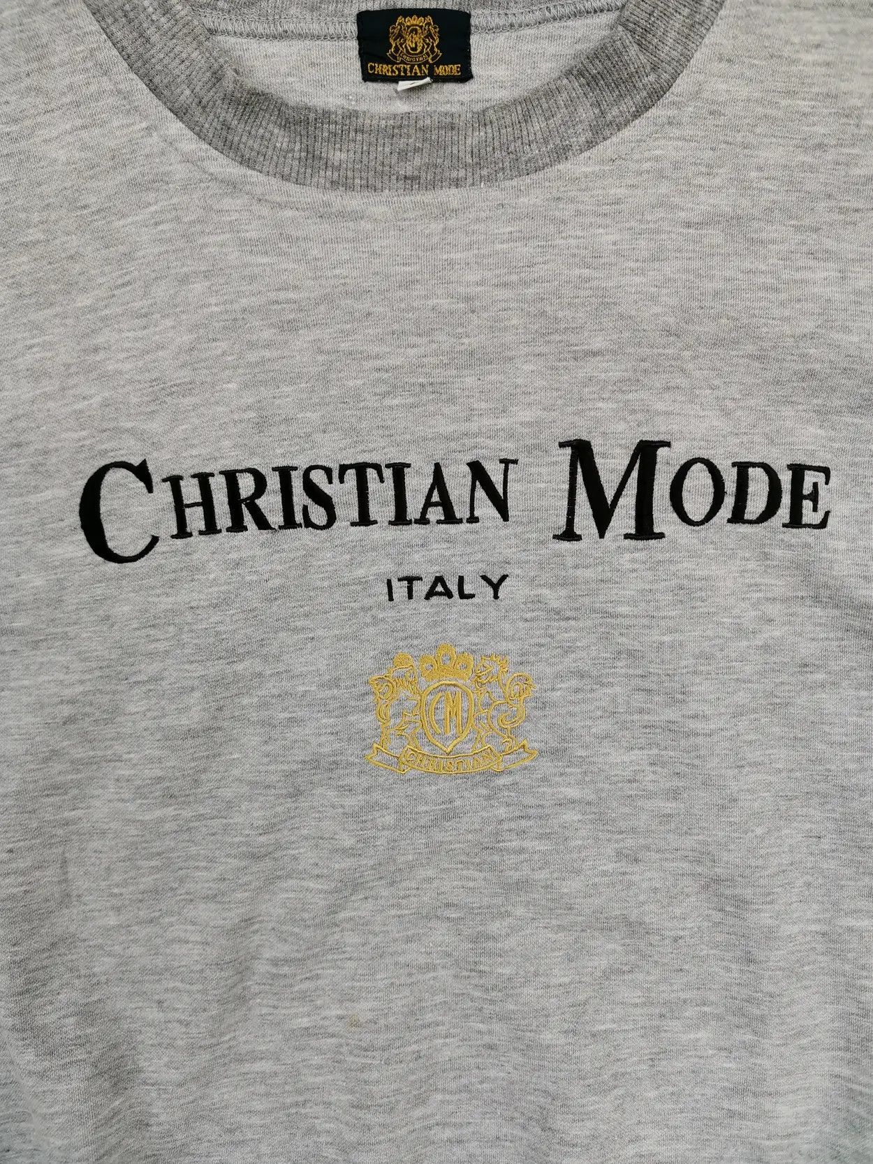 Other Christian Mode Italy Big Logo Sweatshirt Size US L / EU 52-54 / 3 - 4 Thumbnail