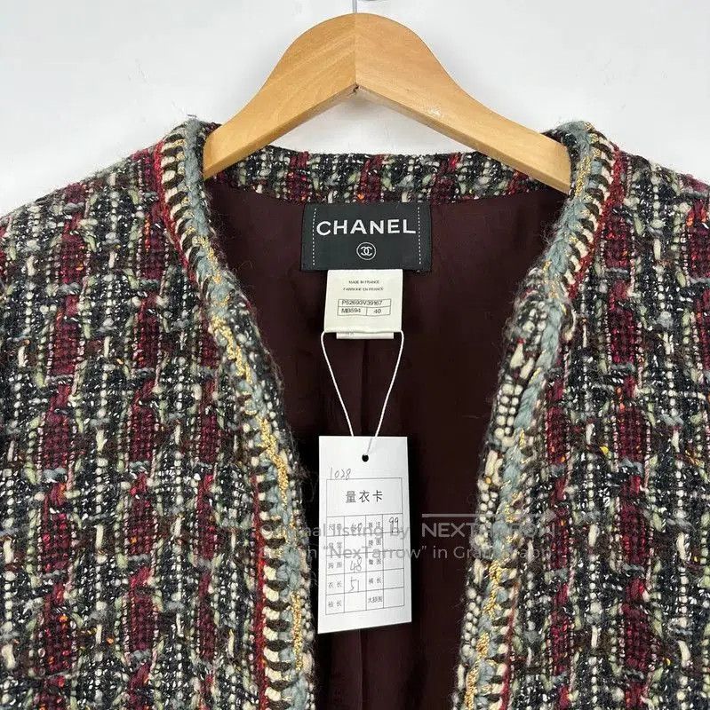 Chanel Chanel Multicolor Wool Jacket for Women . Size M / US 6-8 / IT 42-44 - 3 Thumbnail