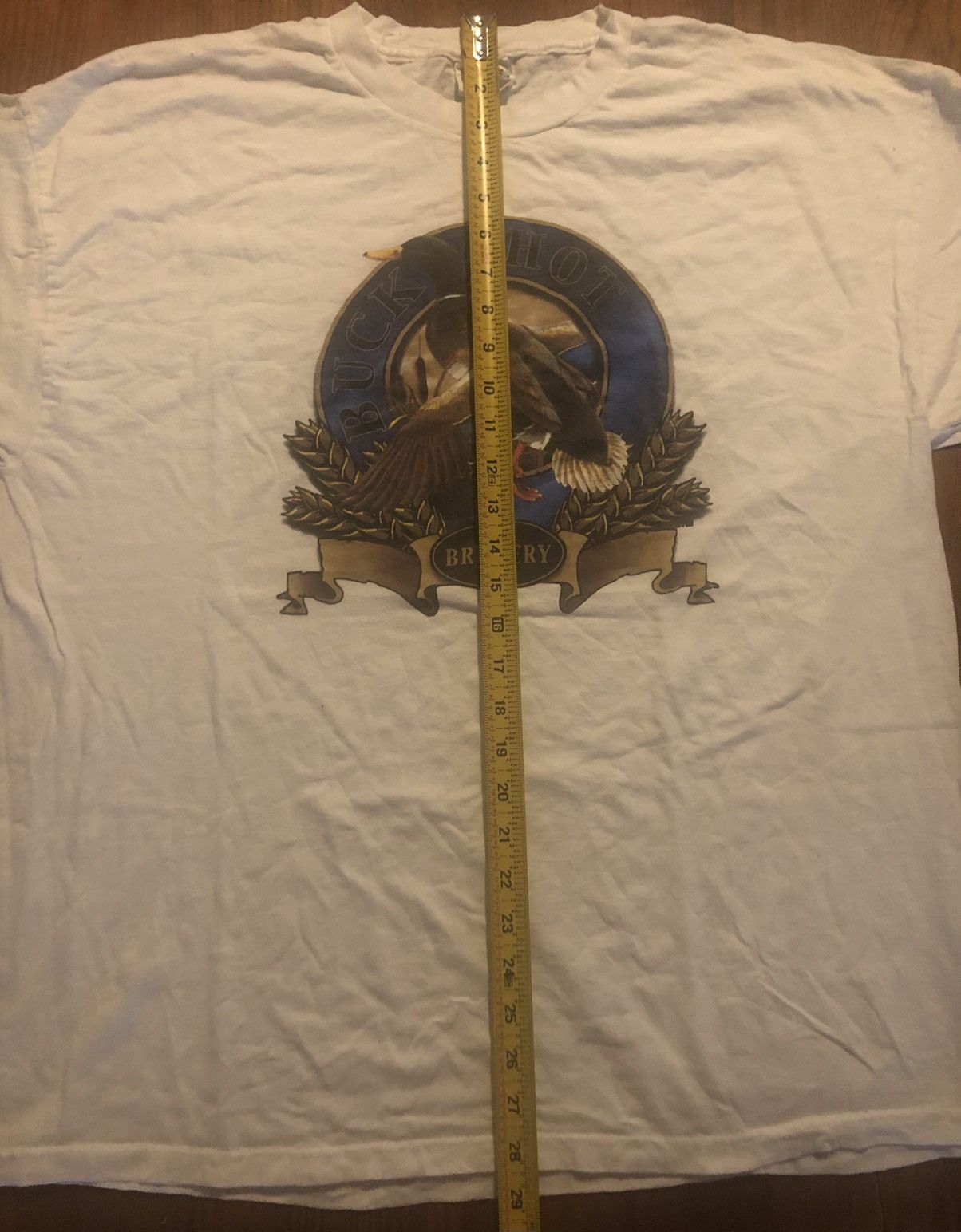 Vintage Vintage 90s Buckshot Brewery T Shirt S/XL Size US XL / EU 56 / 4 - 7 Thumbnail