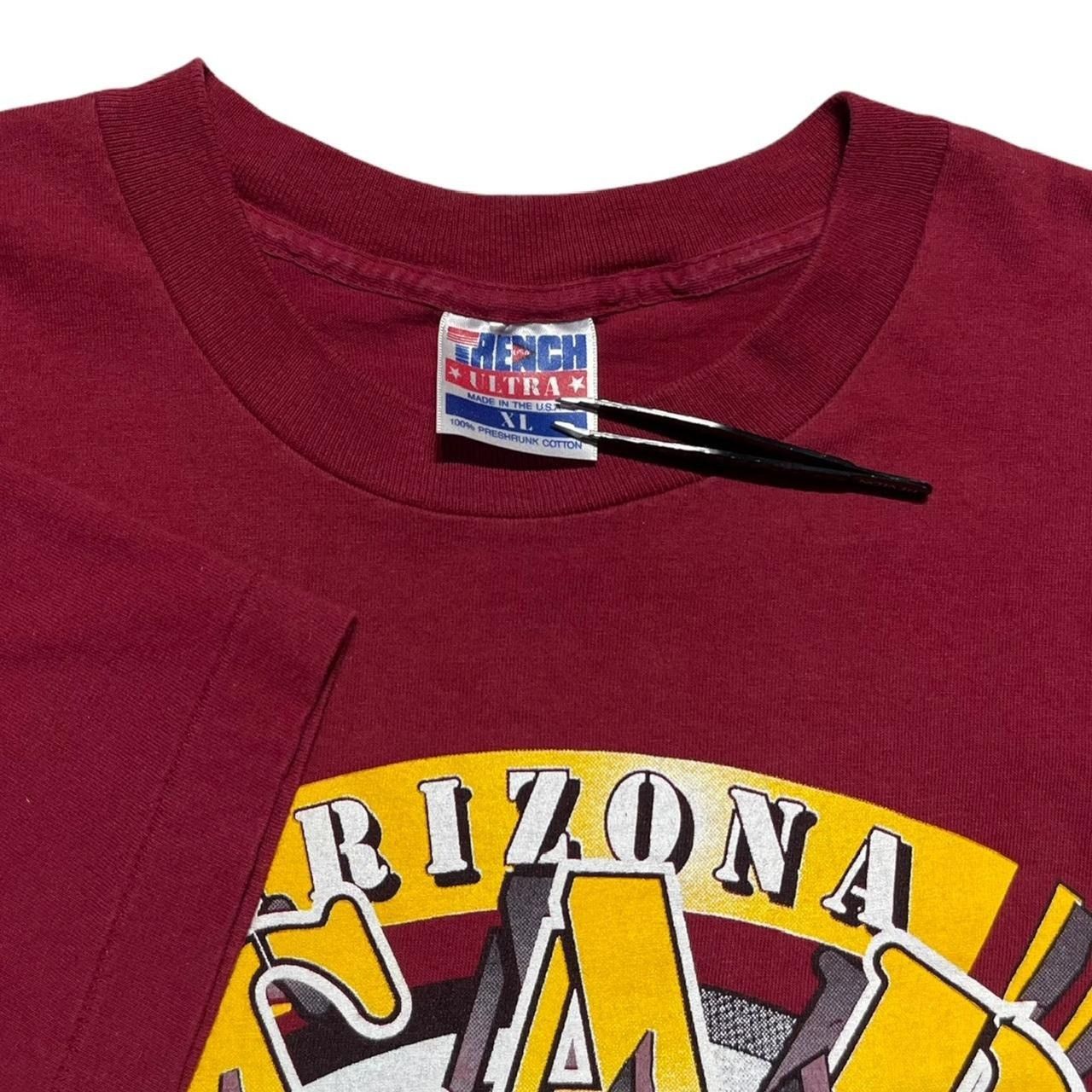 NFL × Vintage Vintage Arizona Cardinals Explosion Trench 1994 T-Shirt Size US XL / EU 56 / 4 - 4 Thumbnail