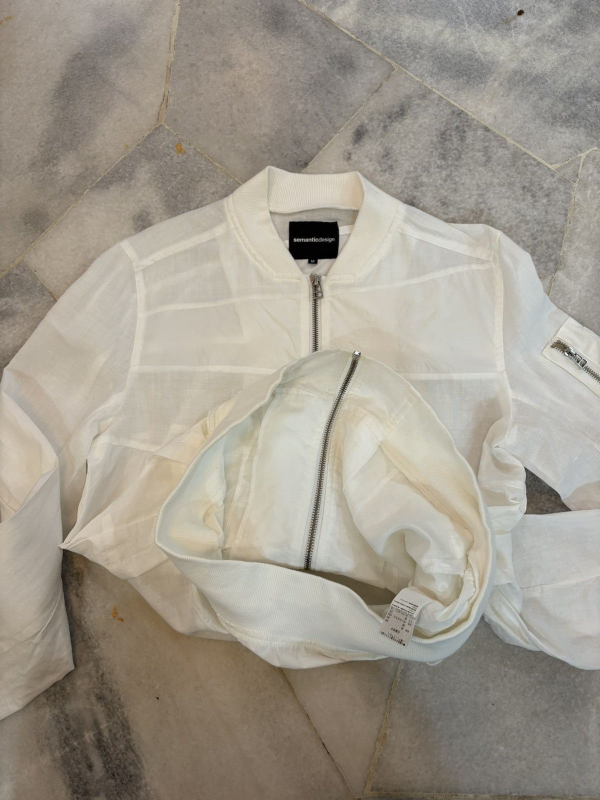 Japanese Brand 2000s Semantic design Bomber Jacket Size US M / EU 48-50 / 2 - 11 Thumbnail