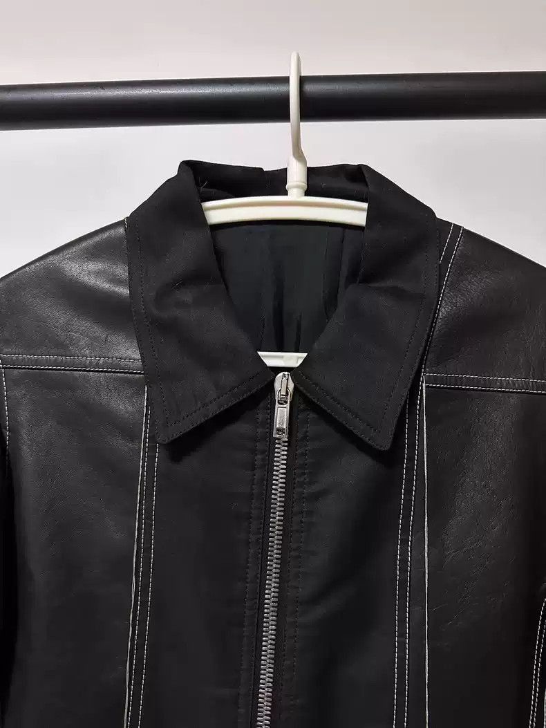 Rick Owens Rick Owens 2019 mainline leather jacket-2505 Size US M / EU 48-50 / 2 - 2 Thumbnail