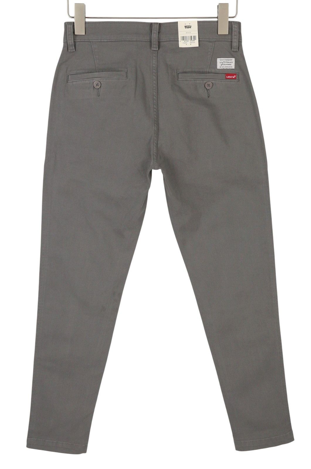 Levi's XX CHINO W28/L32 Grey Taper Stretch Zip Pants 87059 Size US 28 / EU 44 - 4 Thumbnail