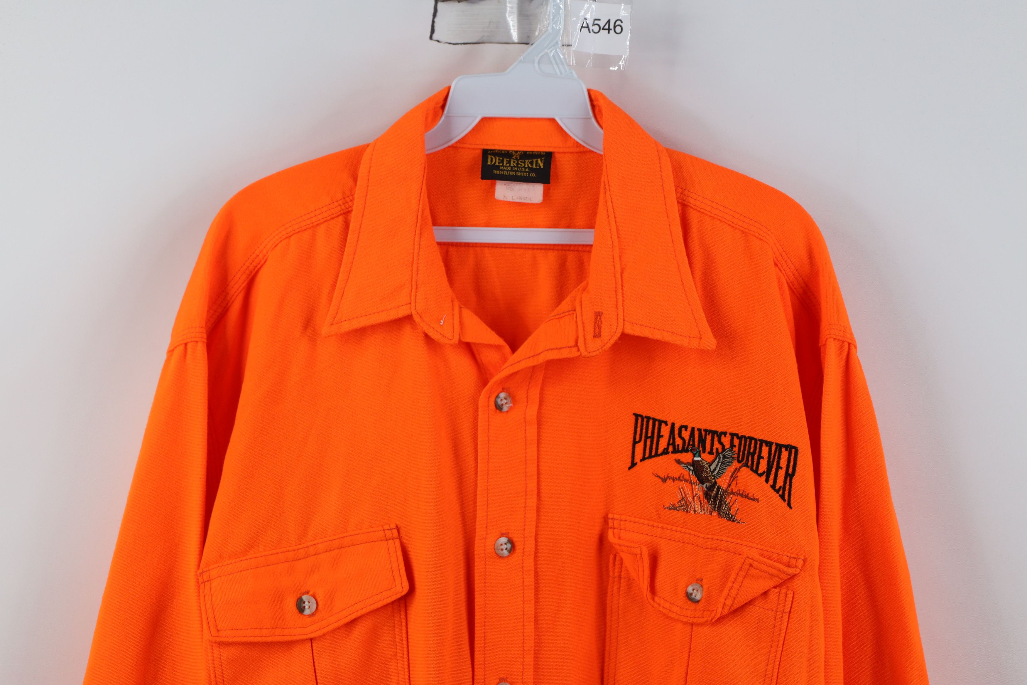 Vintage Vintage 80s 90s Pheasants Hunting Button Shirt Blaze USA Size US XL / EU 56 / 4 - 2 Thumbnail