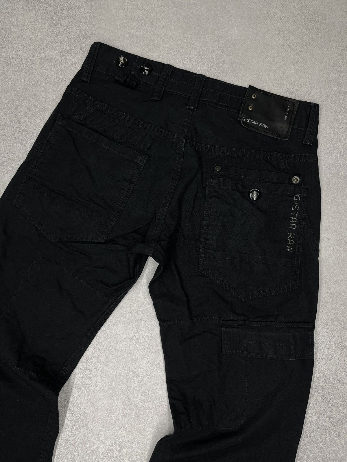 G-Star G-Star Raw WP Parker Radar Cargo Pants Black Multipocket Size US 30 / EU 46 - 3 Thumbnail