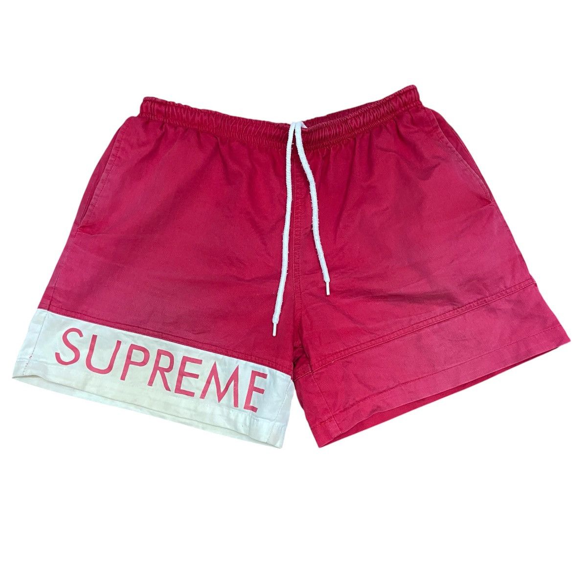 サイズS 未使用 Supreme 16SS Banner Water Short Supreme Banner Water Short Supreme Supreme Banner Water Short Red