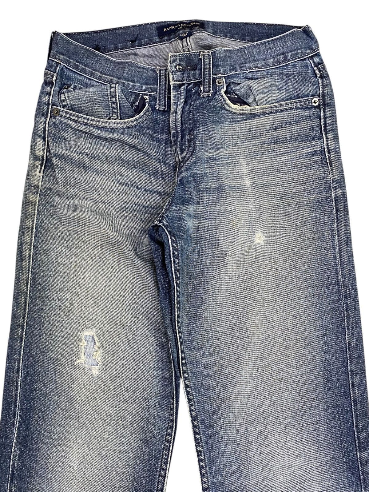 Japanese Brand Japanese Brand Blue Faded Wash Style Loose Jeans Size US 28 / EU 44 - 2 Thumbnail