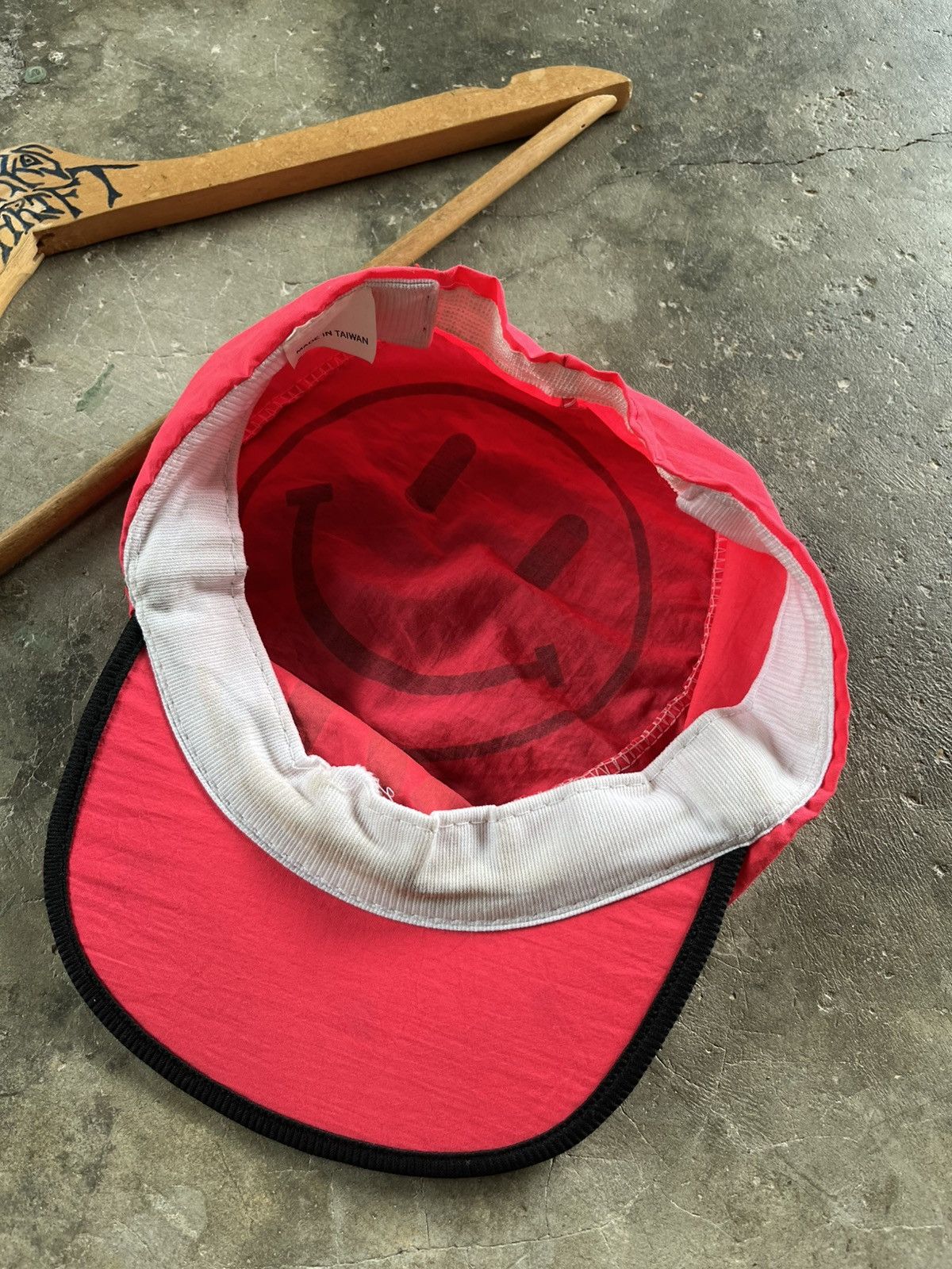Vintage ⚡️Vintage Smile Logo Painter Cap Hats 90s Size ONE SIZE - 5 Thumbnail