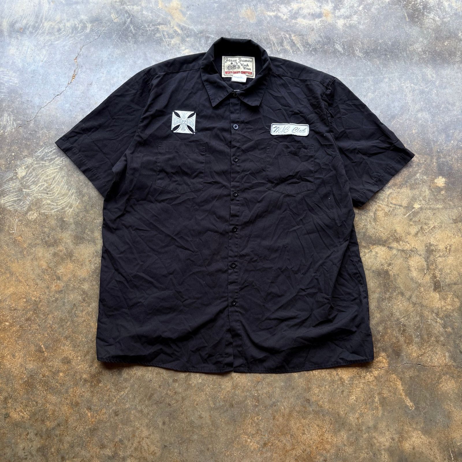 【希レア】RARE West Coast Choppers ワークシャツ WCC Streetwear × Vintage × West Coast Choppers Vintage West Coast