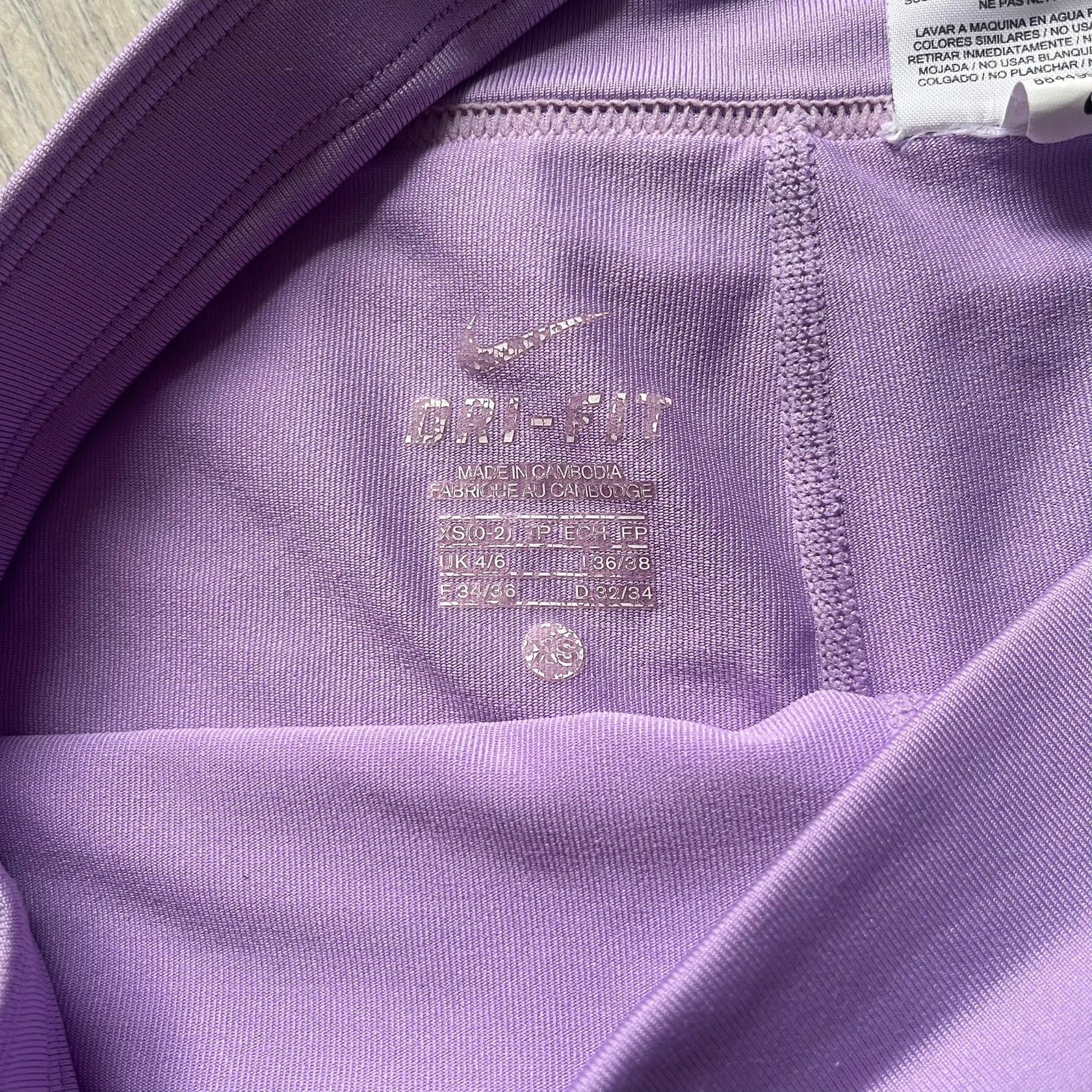 Nike Nike Dri-Fit Striped Lavender Tennis Skirt Size 25" / US 0 / IT 36 - 7 Thumbnail