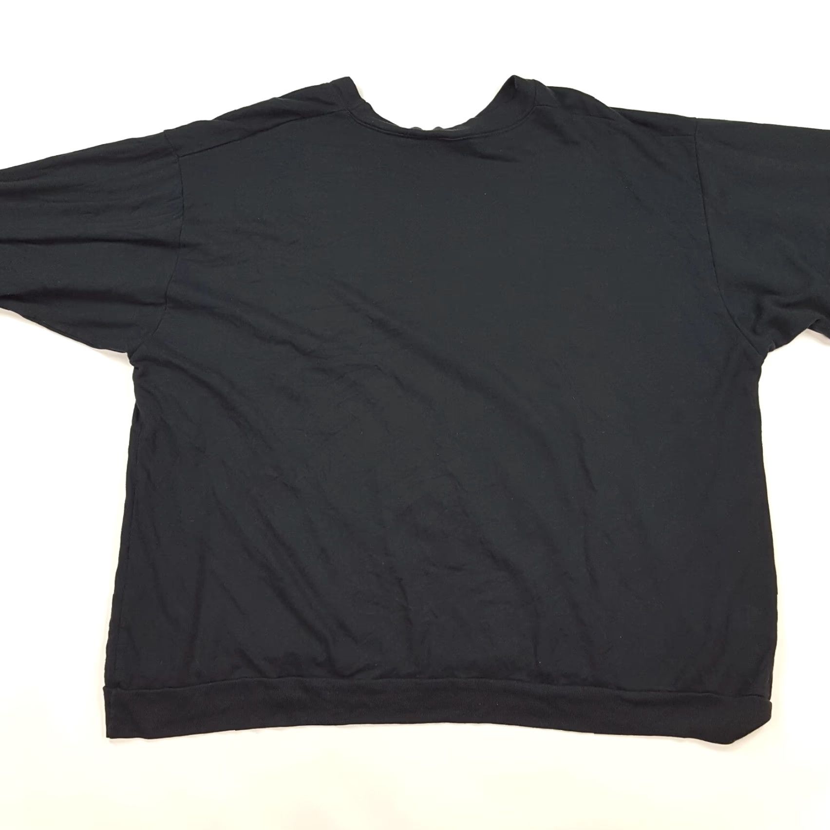 Vintage VINTAGE Roaman's Sweatshirt Black Crewneck 3X Unisex Adults 90s Winter Trees Snow Nature Holiday Graphic Print Size US XXL / EU 58 / 5 - 7 Thumbnail