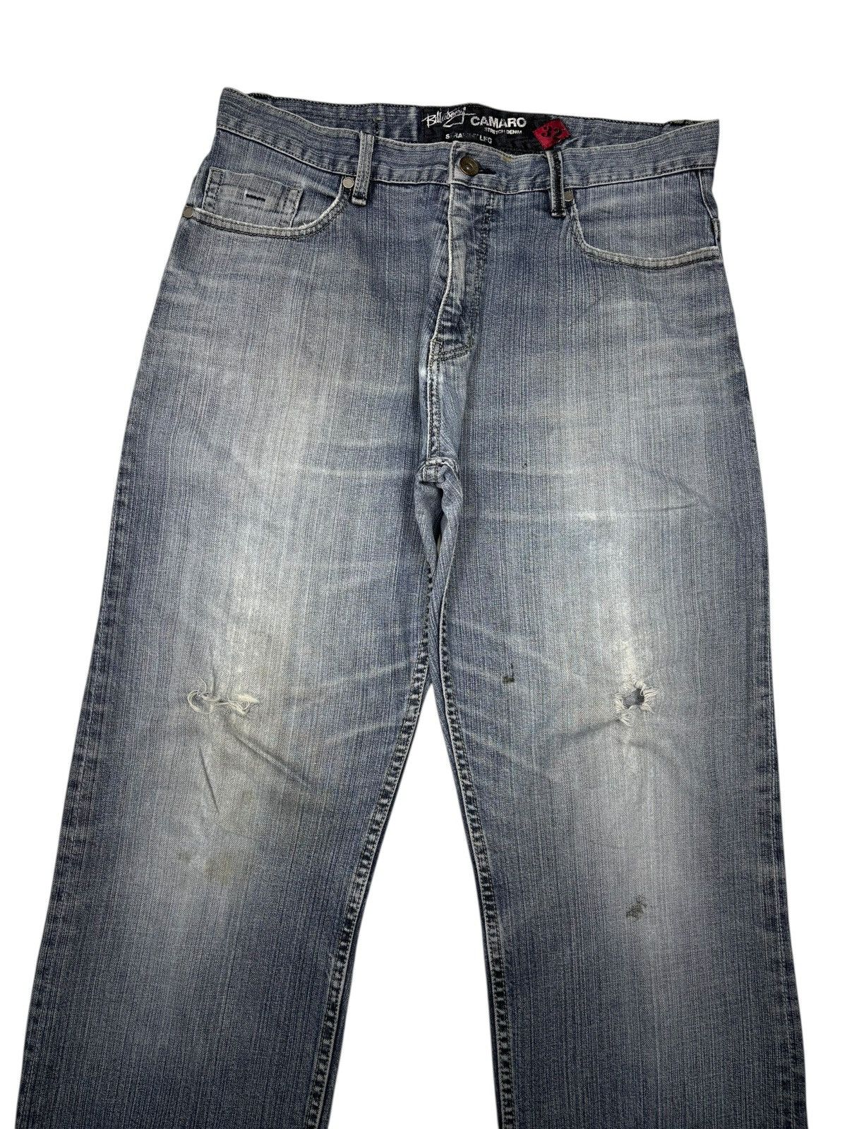 Hysteric Glamour BILLABONG CAMARO STRAIGHT LEG DISTRESSED DENIM LOOSE JEANS Size US 33 - 6 Thumbnail