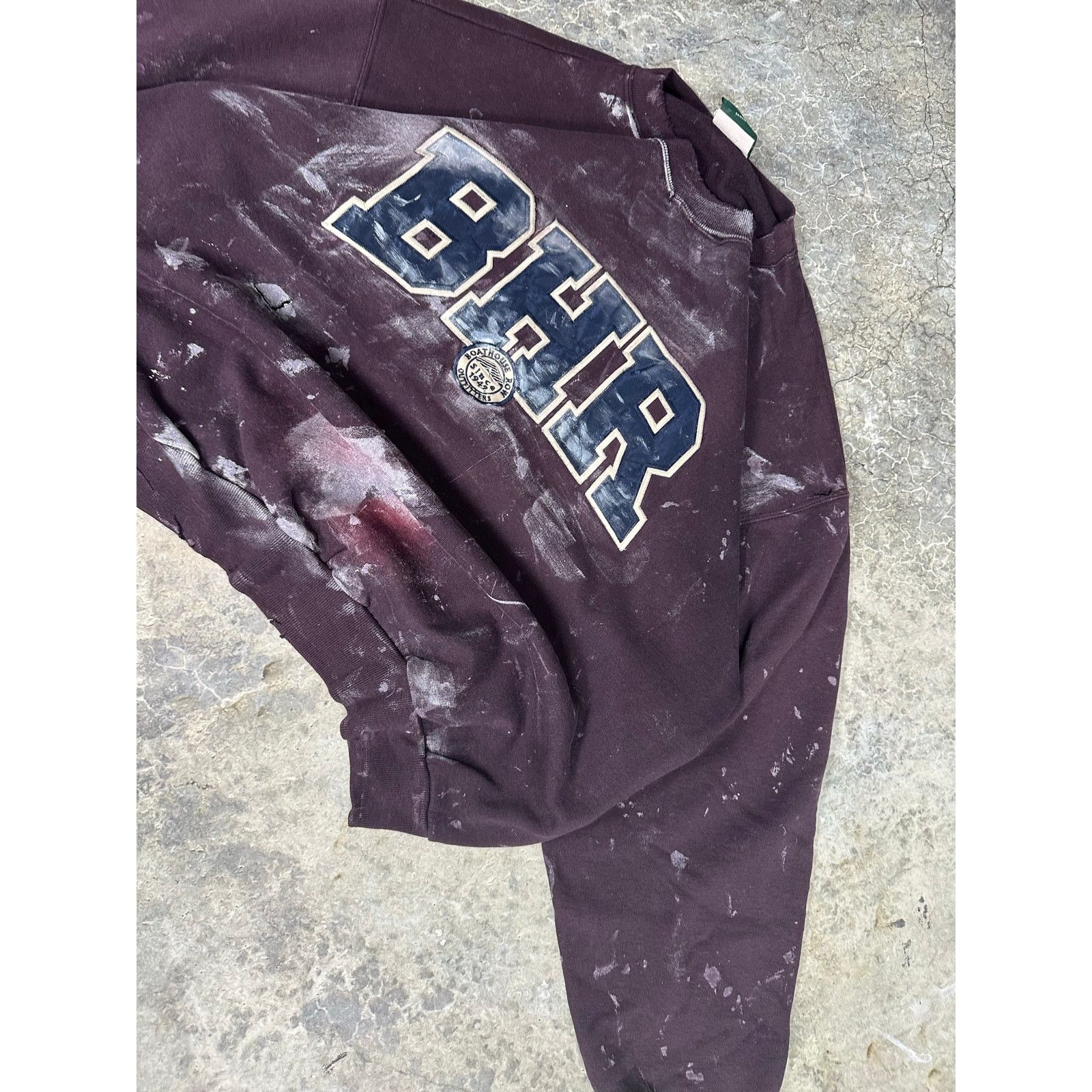 Vintage Vintage BHR THRASHED CREWNECK Size US L / EU 52-54 / 3 - 5 Thumbnail