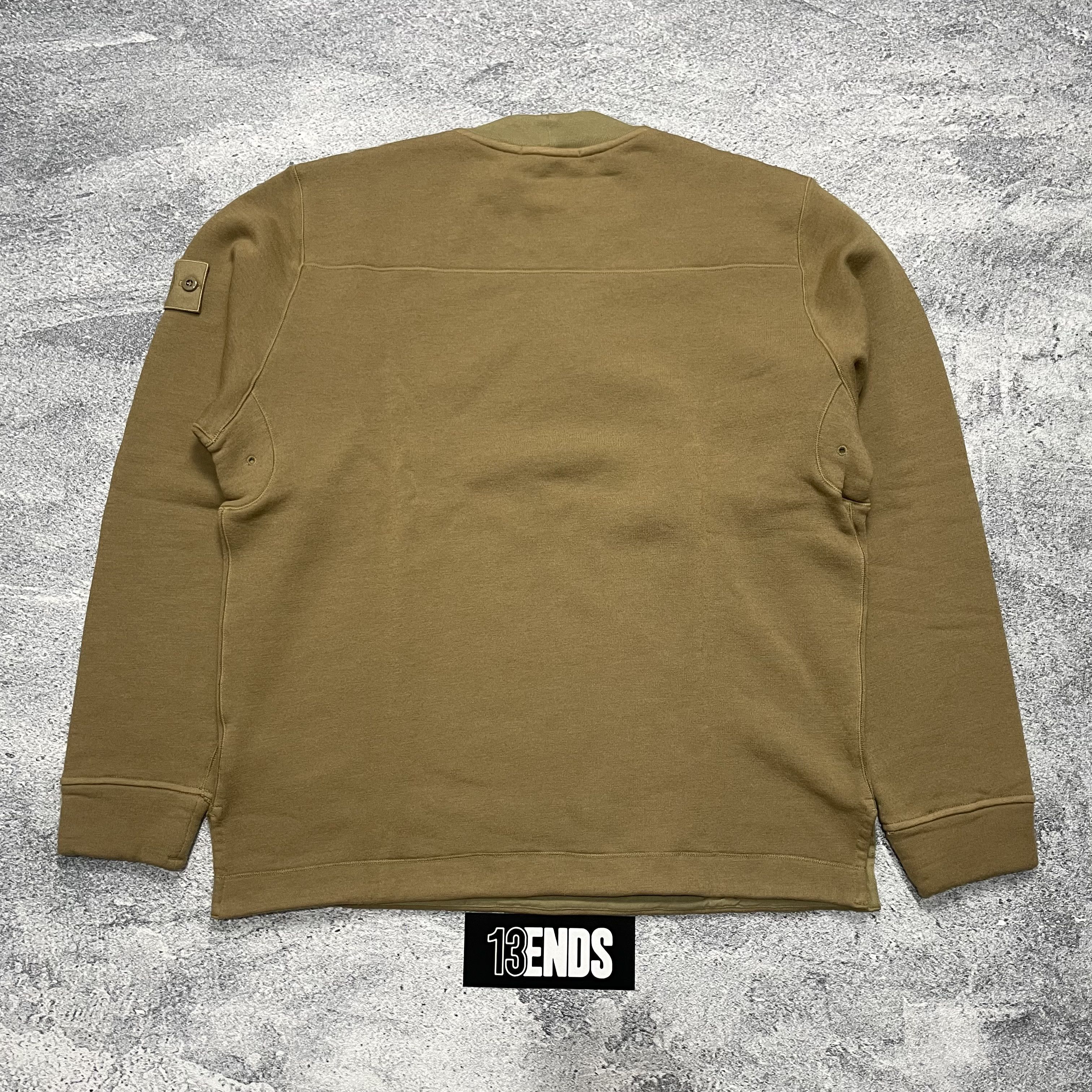 Stone Island STONE ISLAND GHOST PIECE CREWNECK BROWN Size US L / EU 52-54 / 3 - 7 Thumbnail
