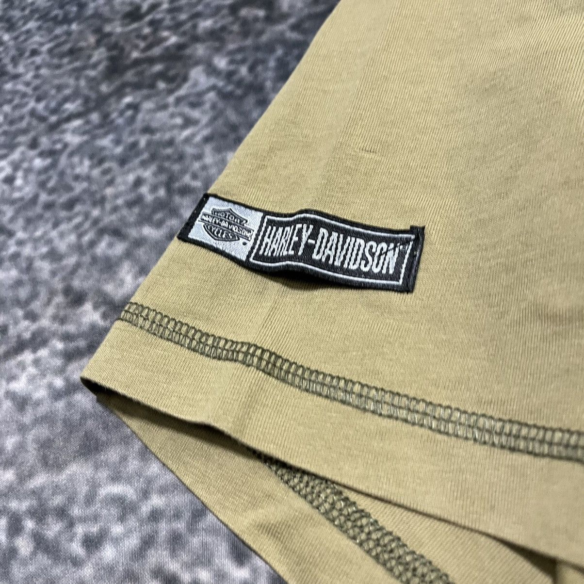 Harley Davidson Vintage Harley Davidson Embroidered Grunge Skater Large Size US L / EU 52-54 / 3 - 5 Thumbnail