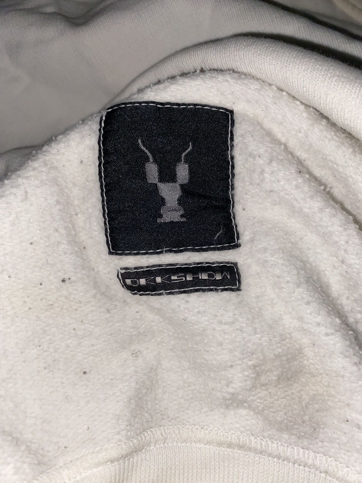 Rick Owens Rick Owens DRKSHDW White Crewneck Sweatshirt Size US L / EU 52-54 / 3 - 3 Thumbnail