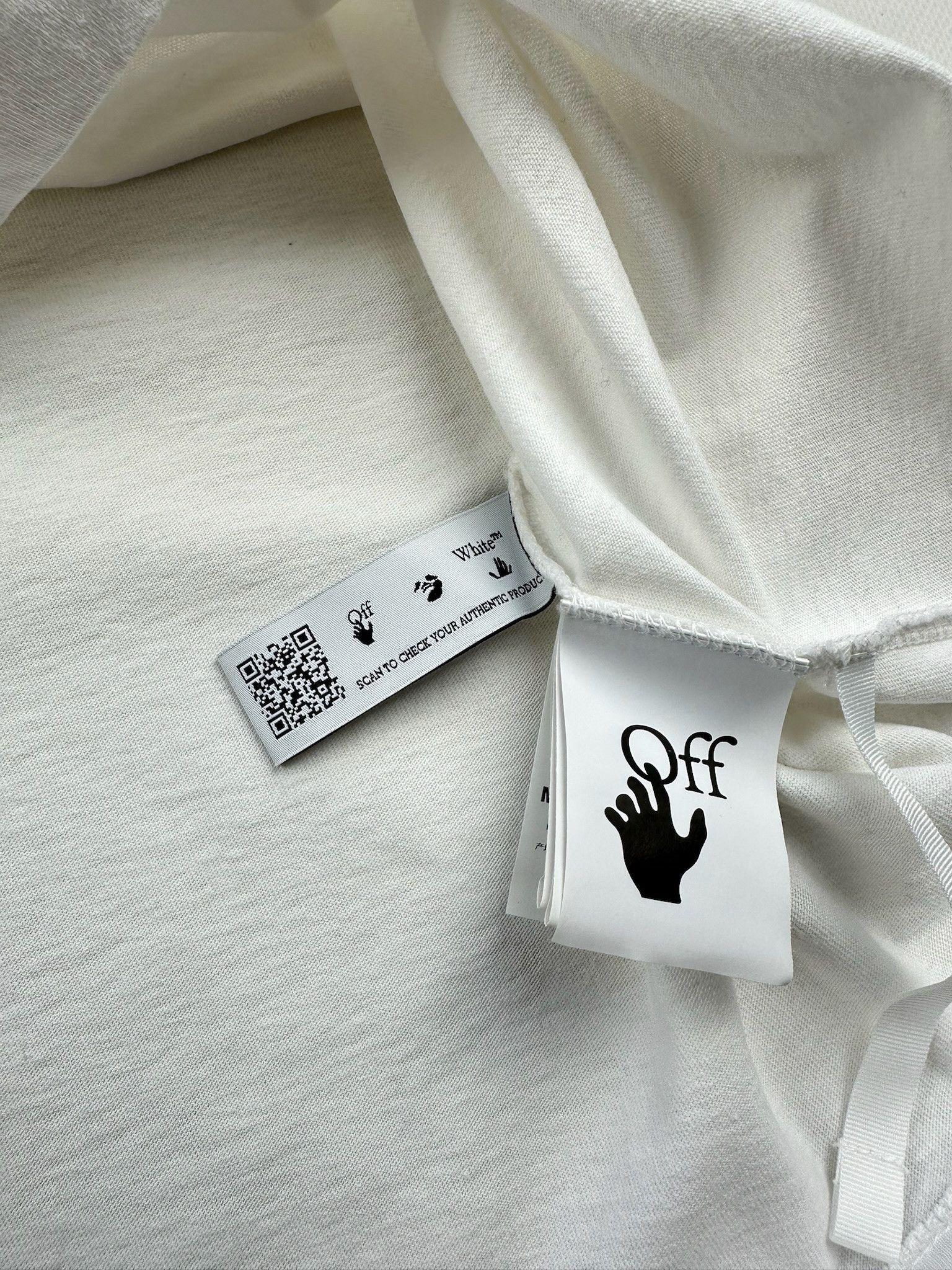 Off-White Off-White Caravaggio Tee White Size US XXL / EU 58 / 5 - 5 Thumbnail