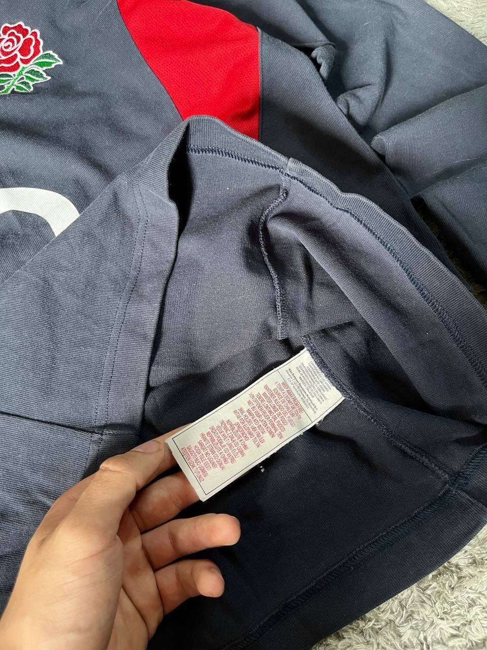 Nike × Vintage 00s Nike Streetwear Vintage Soccer Jersey Swoosh O2 Rare Size US M / EU 48-50 / 2 - 8 Thumbnail