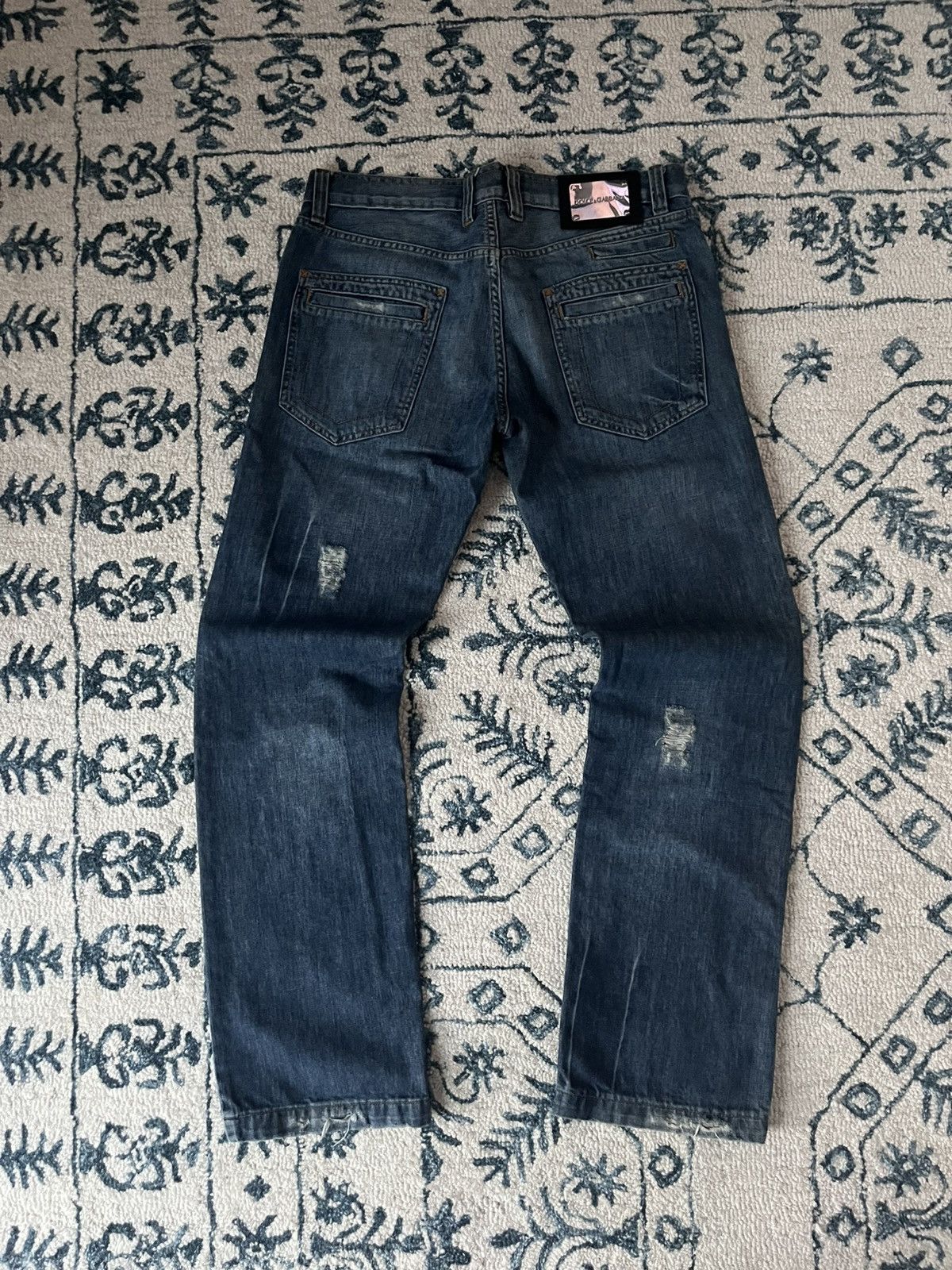Dolce & Gabbana Dolce & Gabbana Distressed Denim Size US 36 / EU 52 - 1 Thumbnail