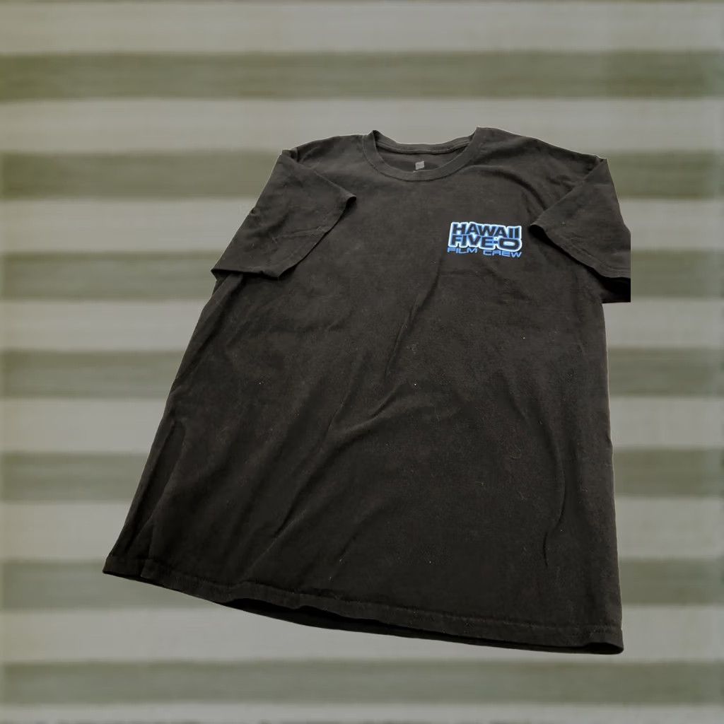 Vintage VINTAGE Hawaii Five O Film Crew Graphic T Shirt Black XL Men Adult Size Crew Neck Short Sleeve Cotton Hawaii Five O Logo 90s 2000s Theme Classic Size US XL / EU 56 / 4 - 1 Thumbnail