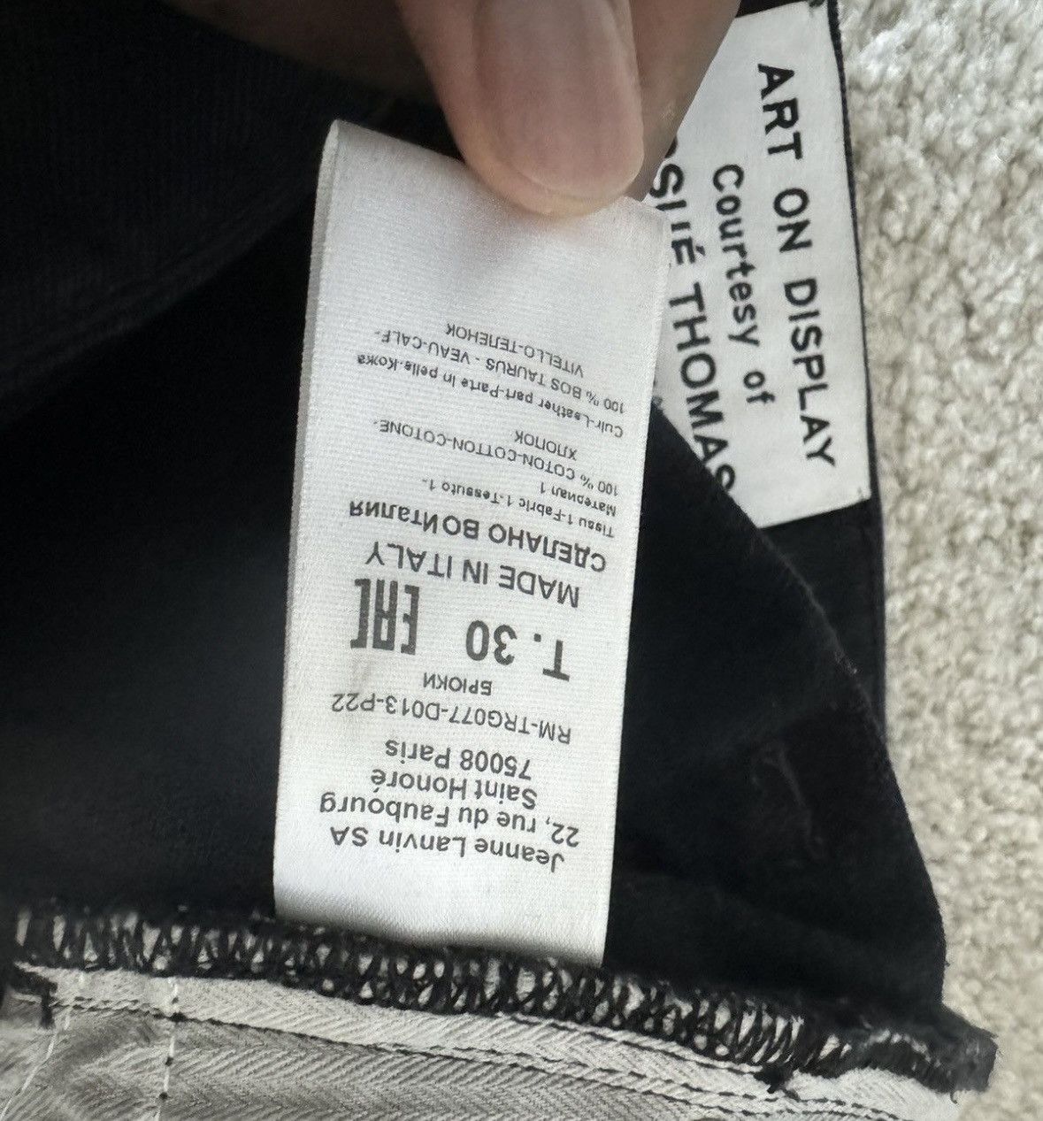 Gallery Dept. × Lanvin Lanvin x Gallery Dept Denim Size US 30 / EU 46 - 7 Thumbnail