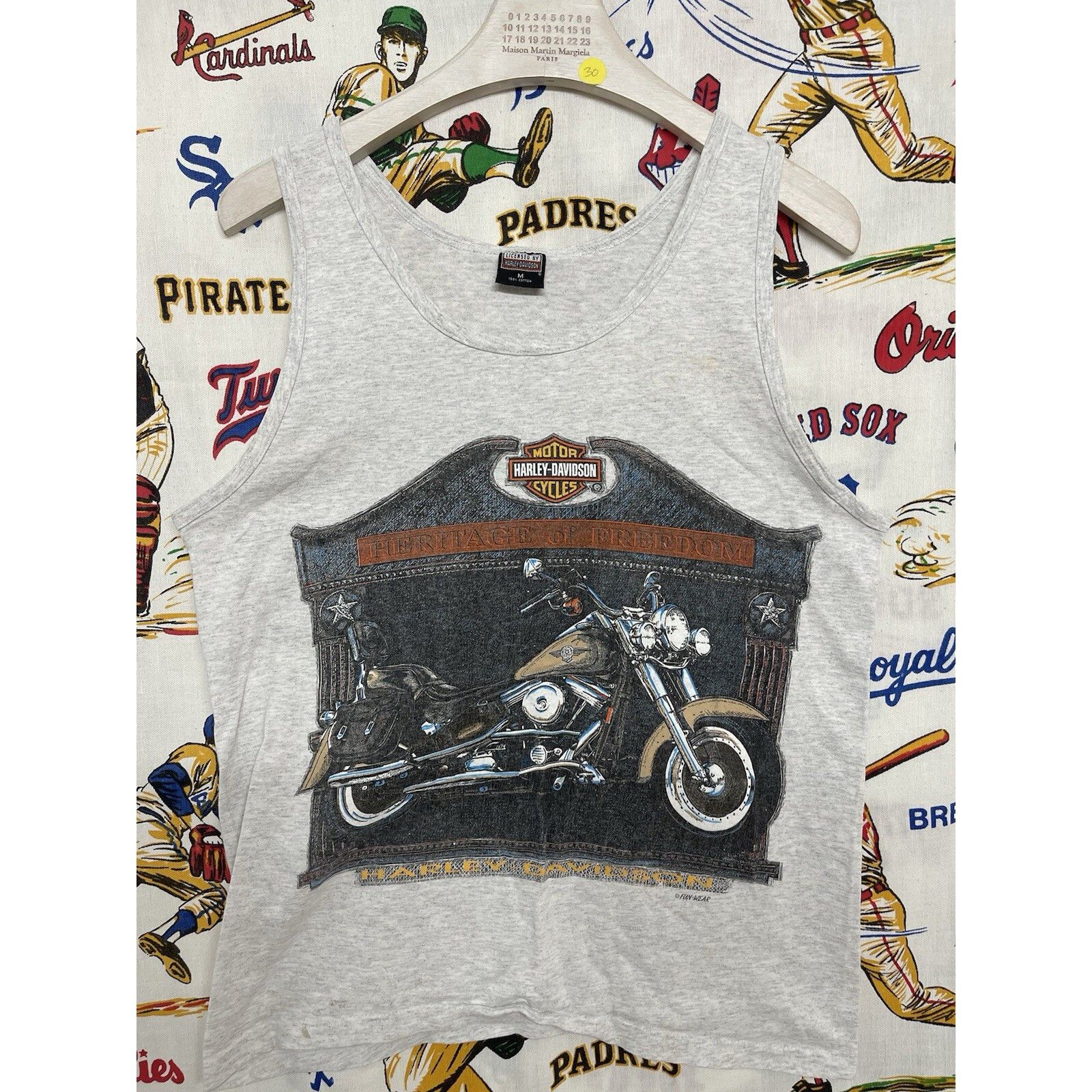 Harley Davidson Vintage Harley Davidson Tank Top Adult Medium Biker Flames 9 Size US M / EU 48-50 / 2 - 1 Thumbnail