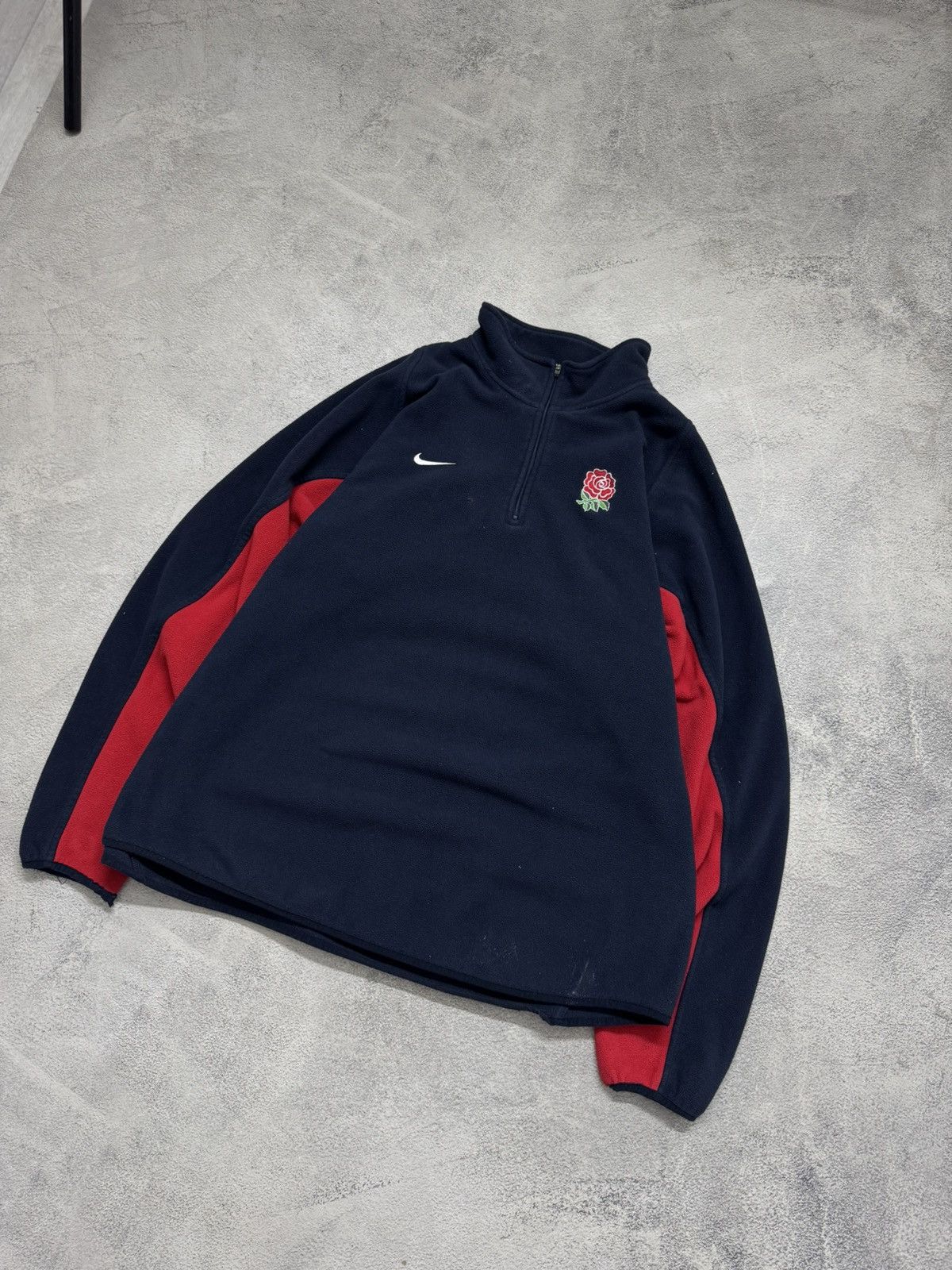 Nike Y2K Vintage Y2k Nike swoosh team rose England sweatshirt Size US XXL / EU 58 / 5 - 1 Thumbnail