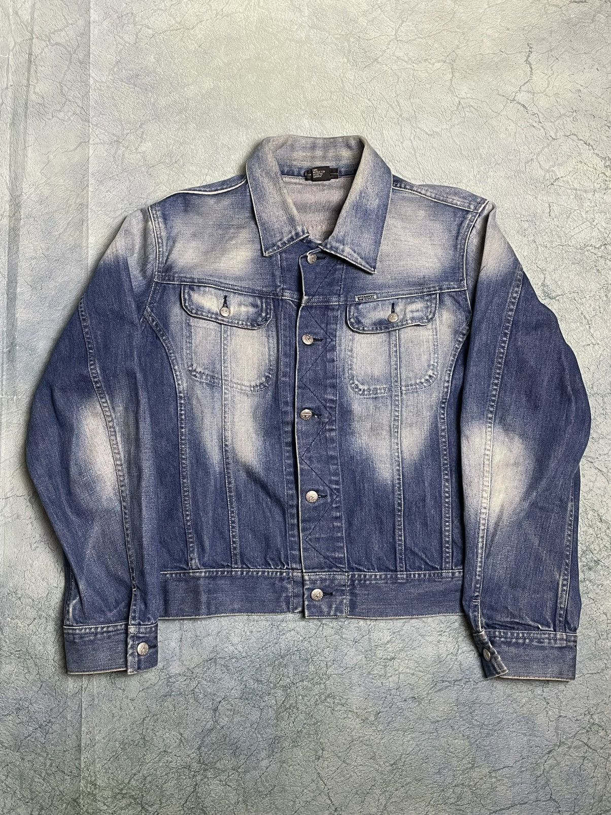 Diesel × Vintage Diesel denim jacket vintage Size US L / EU 52-54 / 3 - 1 Thumbnail
