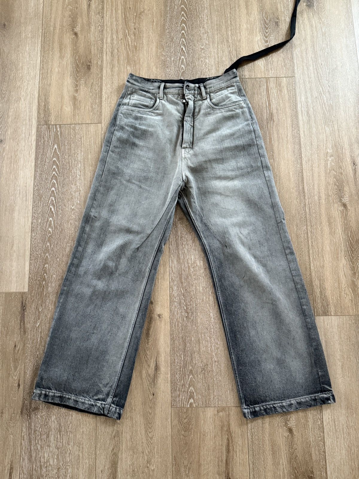 Rick Owens Rick Owens Geth Mineral Pearl Selvedge Size US 31 - 1 Thumbnail