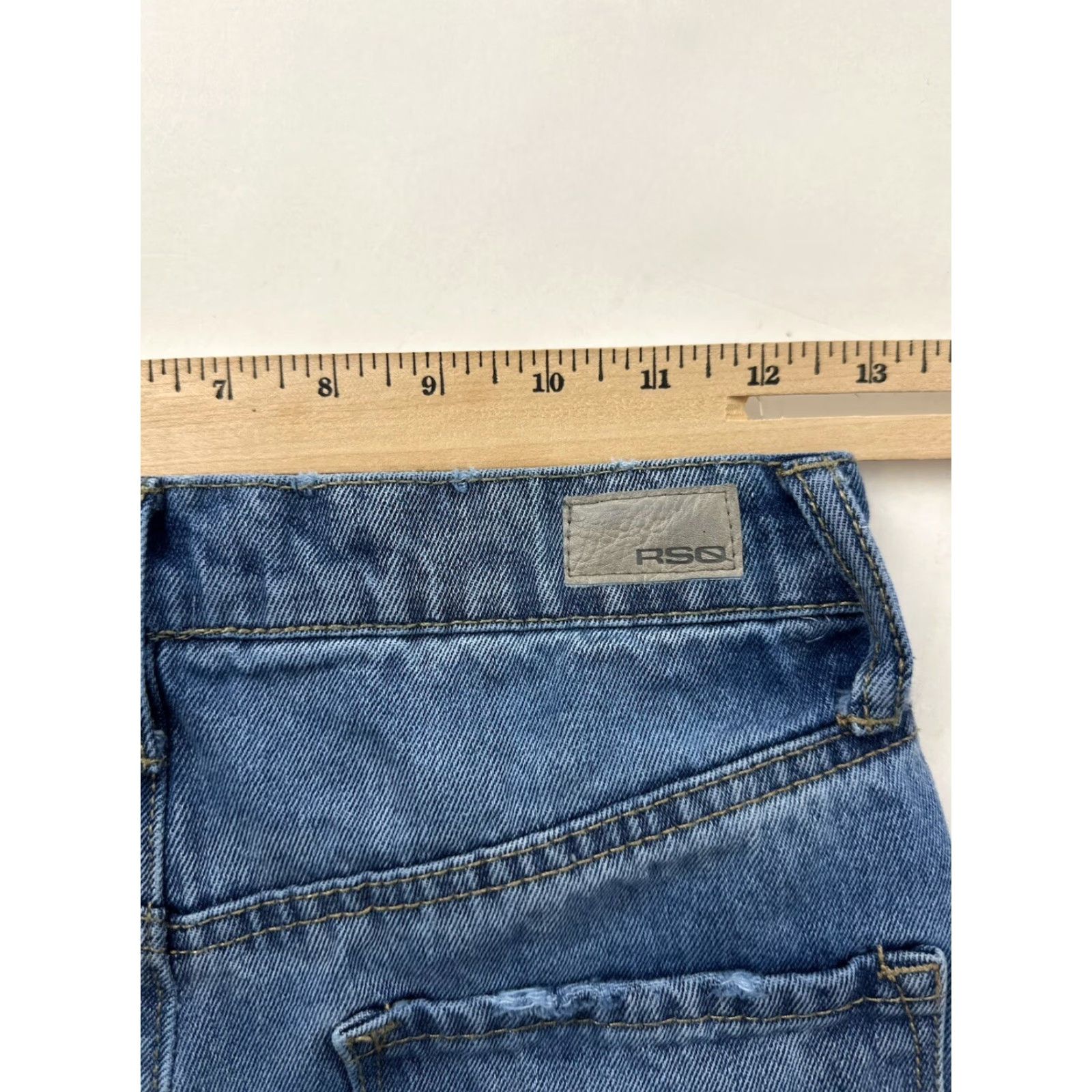 Rsq VINTAGE RSQ Jeans Women’s 23 Blue Distressed 90s Jeans RSQ Straight Womens Size 40" / US 18 - 8 Thumbnail