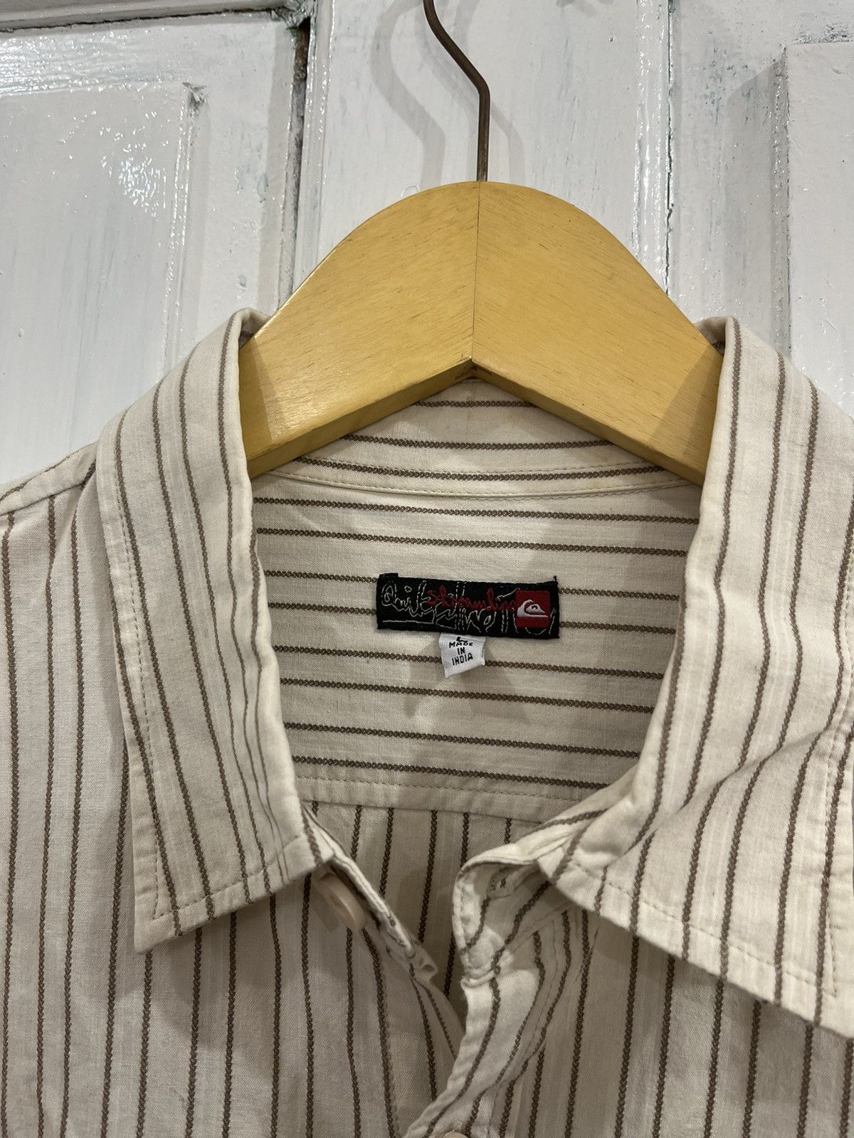 Quiksilver Vintage Quiksilver Stripe 1960 Button Up Shirt Size US L / EU 52-54 / 3 - 4 Thumbnail