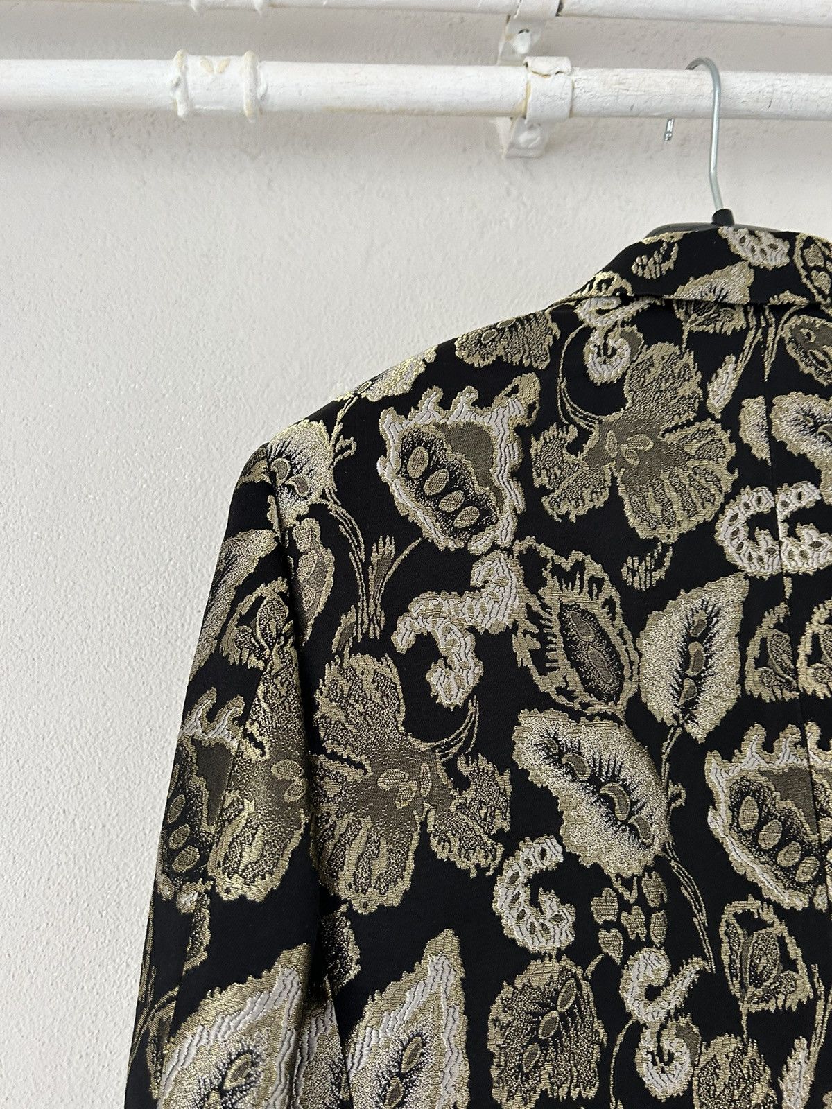 Saint Laurent Paris SS18 Floral Embroidered Blazer Jacket Size US S / EU 44-46 / 1 - 10 Thumbnail