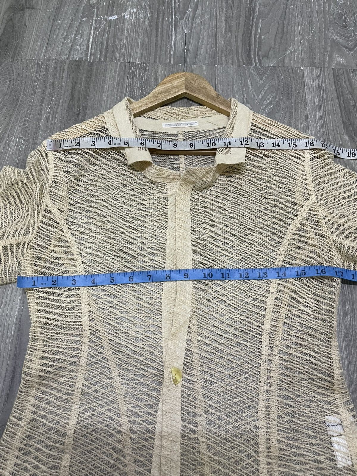 Yohji Yamamoto Yohji Yamamoto Mesh Cardigan Size M / US 6-8 / IT 42-44 - 18 Thumbnail
