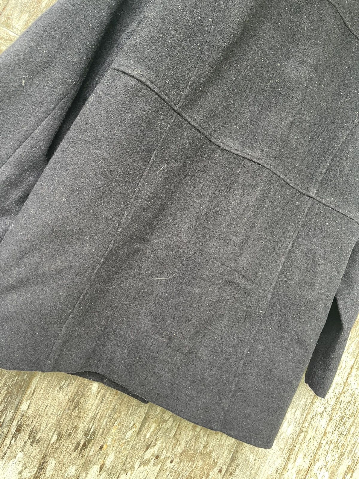 Designer Eastboy Wool Blend Coat with Ribbed Collar Japanese Vintage Size US M / EU 48-50 / 2 - 10 Thumbnail