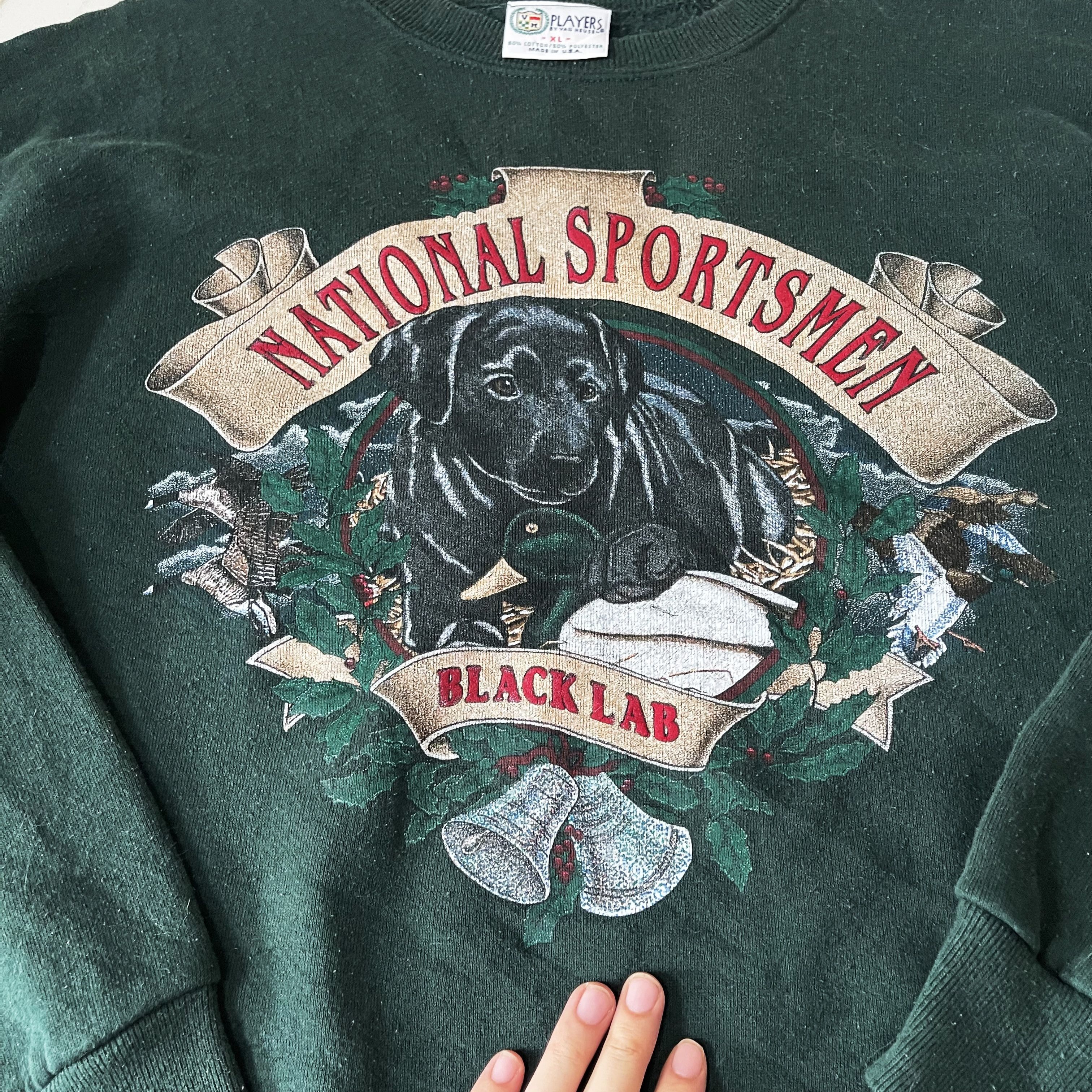 Vintage Vintage 90s Black Lab Sweatshirt Size US L / EU 52-54 / 3 - 2 Thumbnail