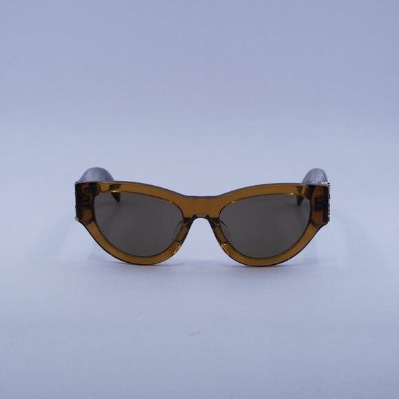 Saint Laurent Paris Saint Laurent SL M94/F 008 Sunglasses Brown/Havana Frame Size ONE SIZE - 4 Thumbnail