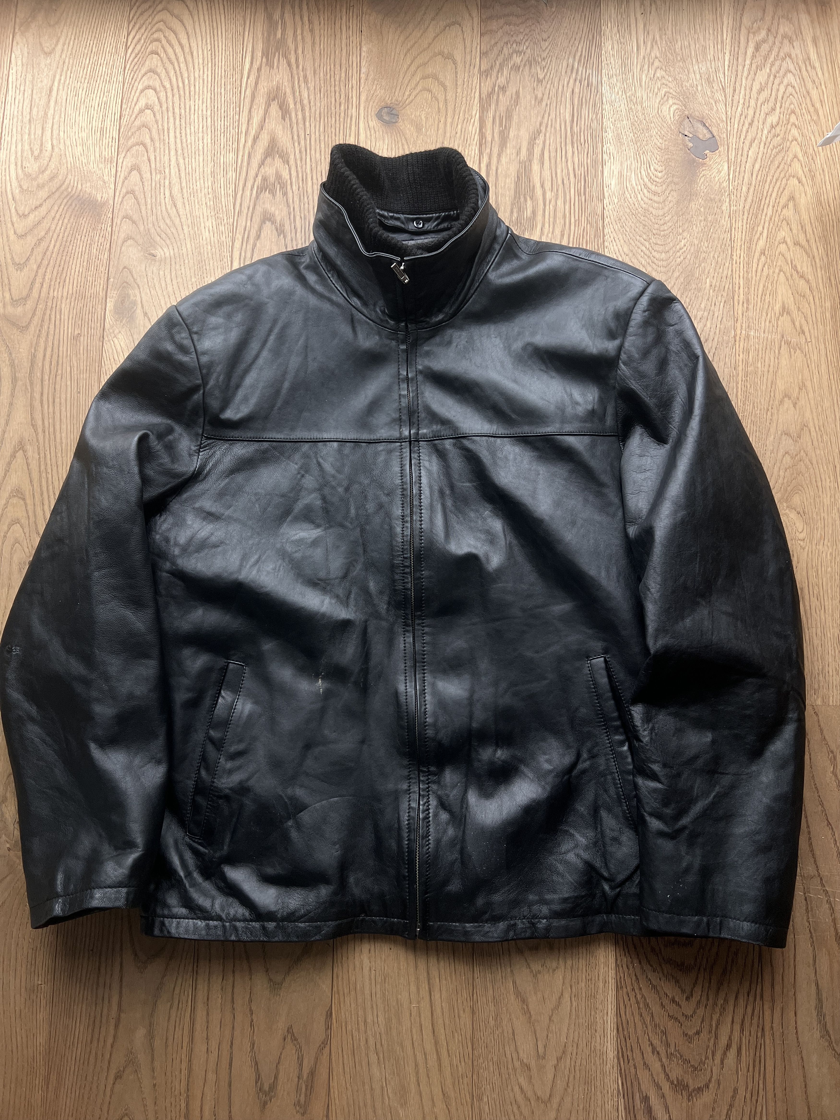 If Six Was Nine The Sopranos vibe VTG 2000s leather jacket coat opium y2k Size US L / EU 52-54 / 3 - 2 Thumbnail