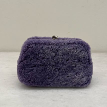 Jil Sander o1loc1c1124 Size: OS/ GOJI Shearling in Dark Purple Size ONE SIZE - 1 Preview