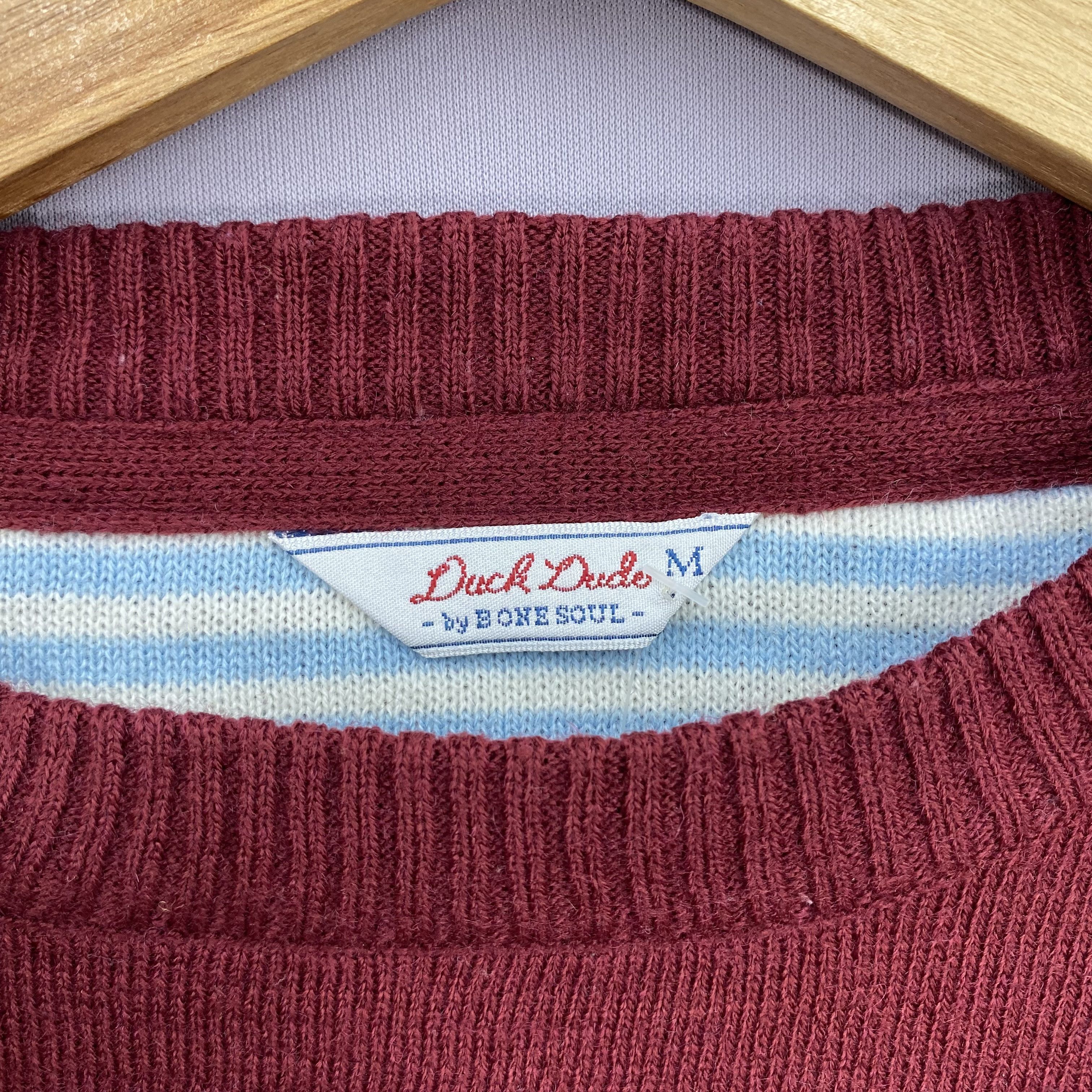 Japanese Brand Vintage Y2K Duck Dude Knitted Lakeside Streetwear Sweater Size US S / EU 44-46 / 1 - 6 Thumbnail