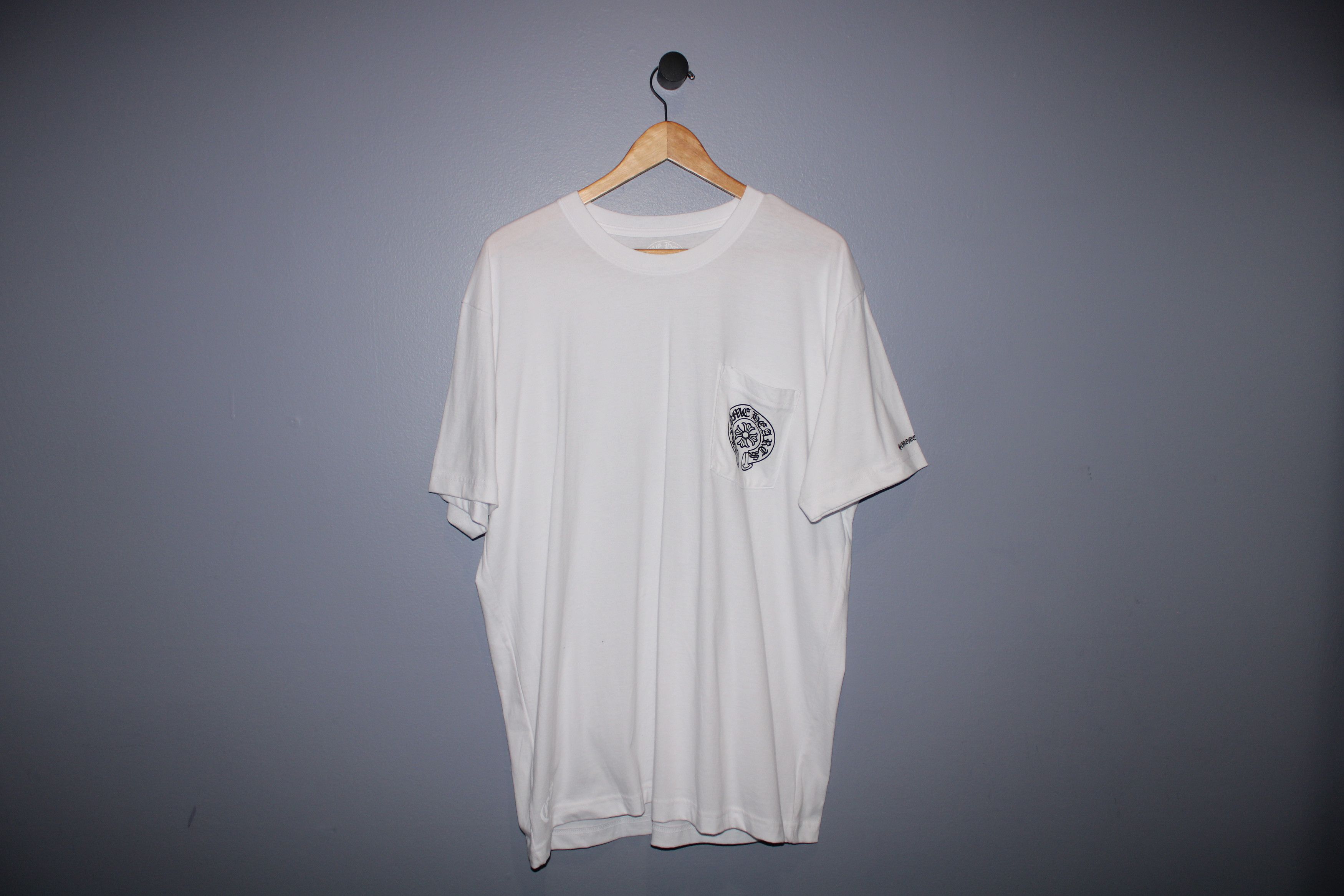Chrome Hearts CHROME HEARTS WHITE HORSESHOE CREWNECK Size US XL / EU 56 / 4 - 1 Thumbnail