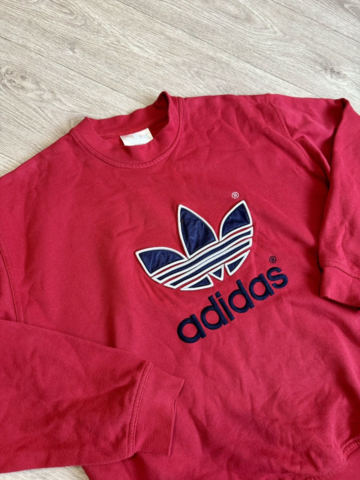 Adidas 🔷Vintage Adidas Big logo Sweatshirt 80s 90s🔷 Size US S / EU 44-46 / 1 - 3 Thumbnail
